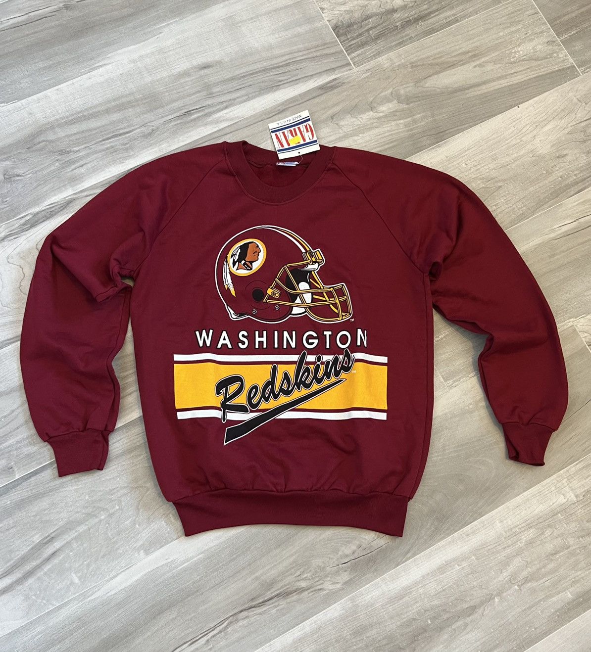 NFL × Vintage Vintage 90s Redskins NFL Crewneck Garan New w tags Medium Size US M / EU 48-50 / 2 - 1 Thumbnail