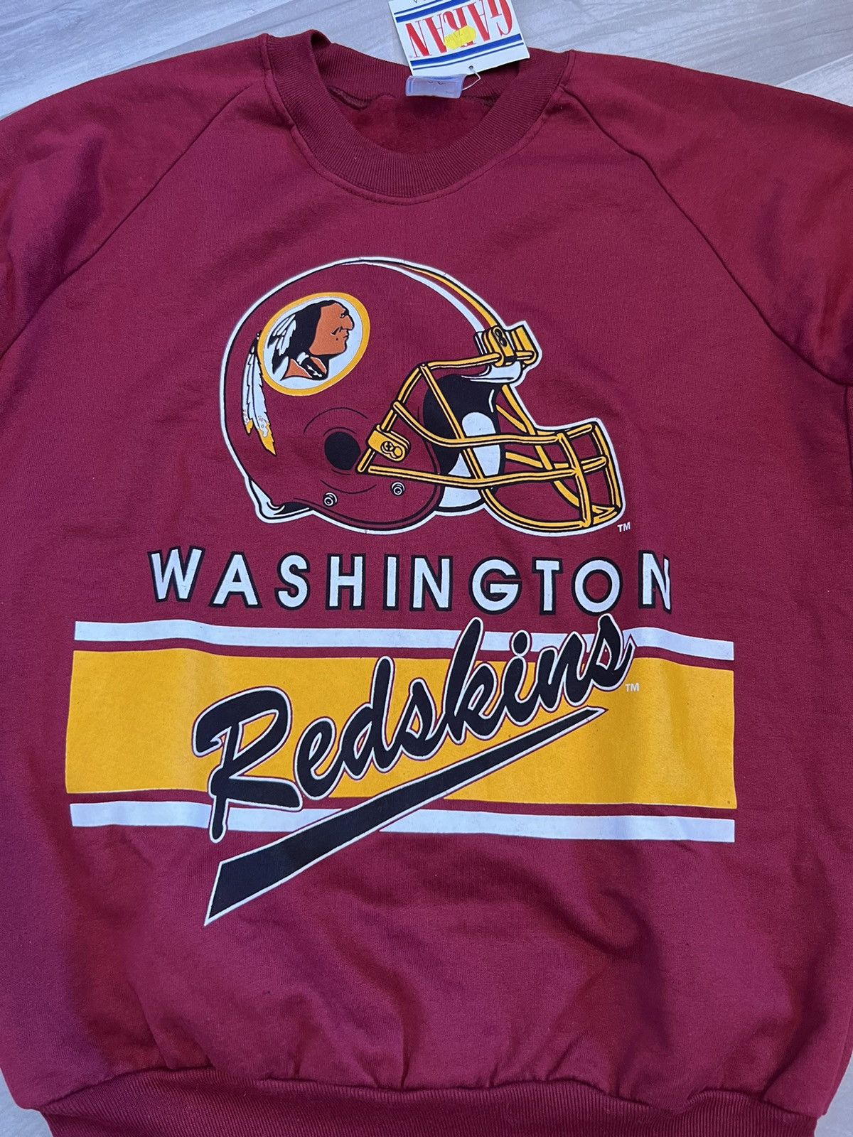 NFL × Vintage Vintage 90s Redskins NFL Crewneck Garan New w tags Medium Size US M / EU 48-50 / 2 - 2 Thumbnail