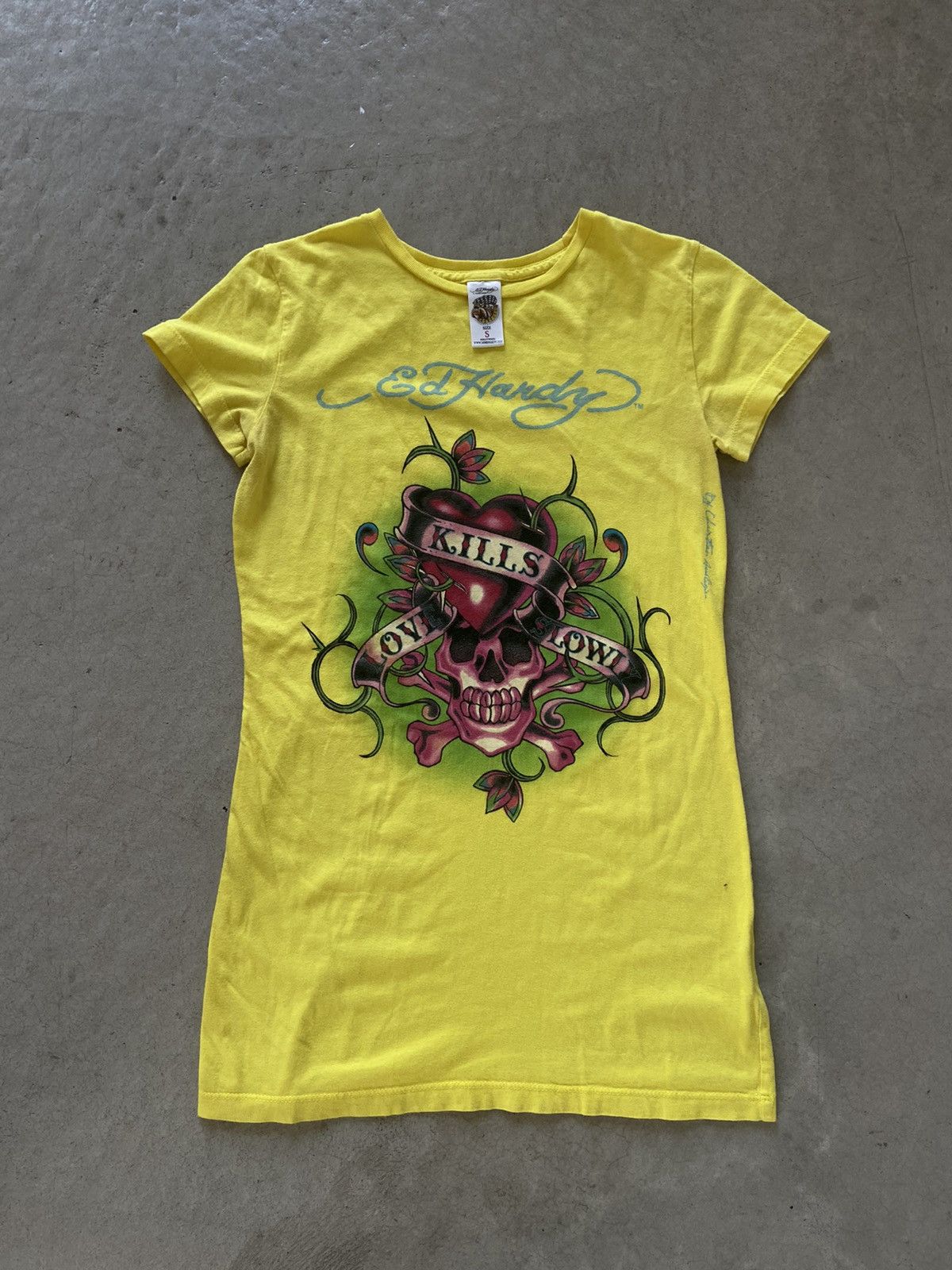 Ed Hardy Ed Hardy Christian Audigier T-shirt Y2K Size S / US 4 / IT 40 - 1 Thumbnail