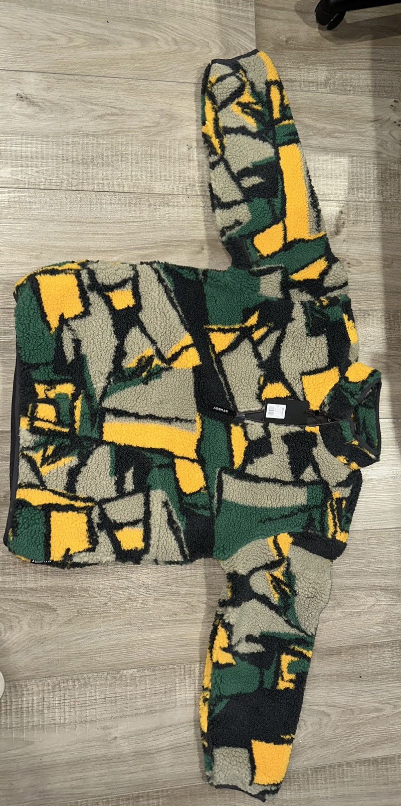 Stussy block best sale sherpa pullover