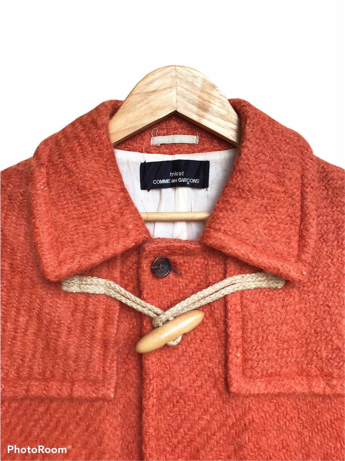 Comme des Garcons × Comme des Garcons Homme × Comme des Garcons Homme Plus Vintage Tricot Comme Des Garcon AD1997 Wool Coat Long Jacket Size US M / EU 48-50 / 2 - 6 Thumbnail