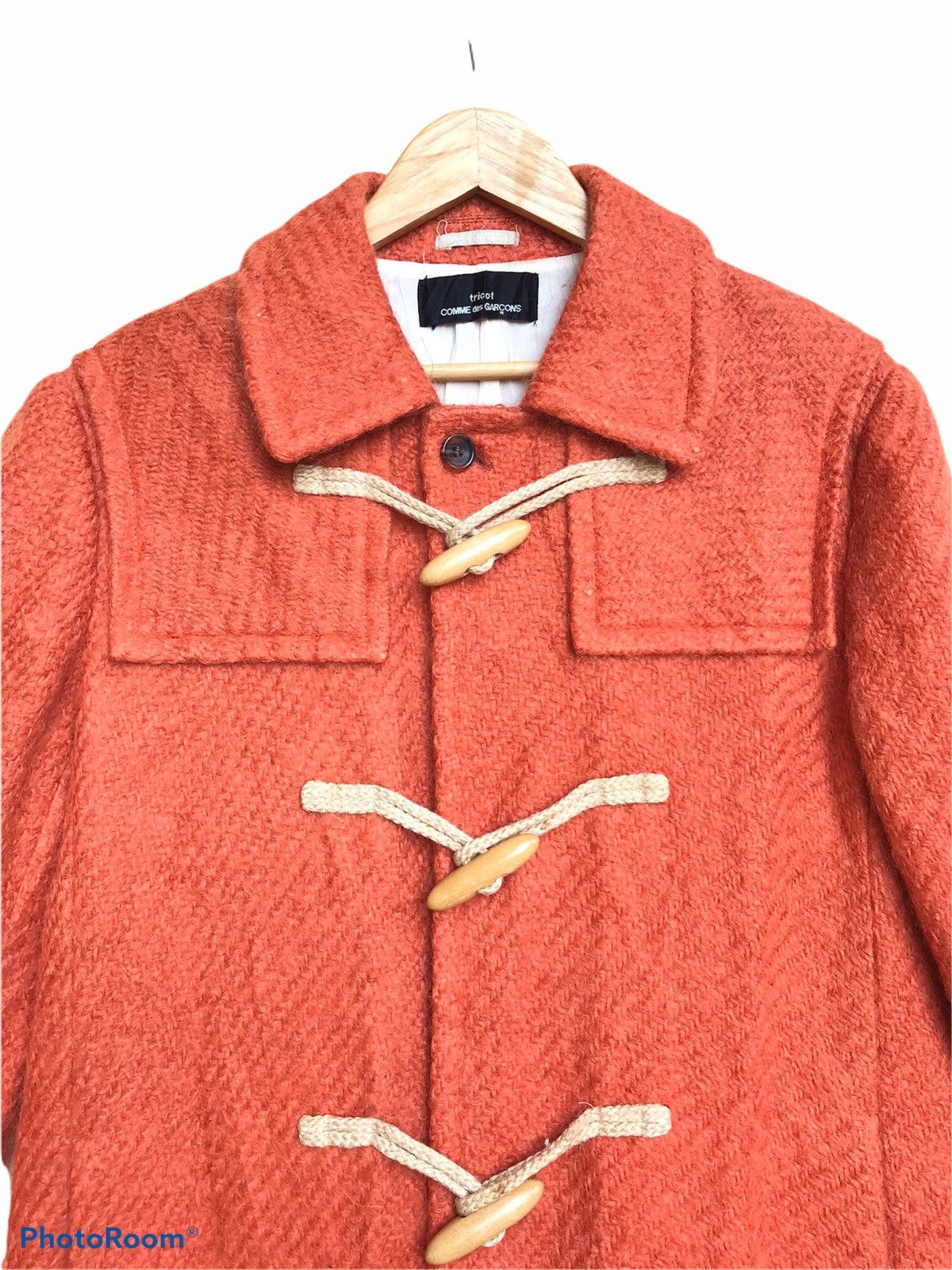 Comme des Garcons × Comme des Garcons Homme × Comme des Garcons Homme Plus Vintage Tricot Comme Des Garcon AD1997 Wool Coat Long Jacket Size US M / EU 48-50 / 2 - 2 Thumbnail