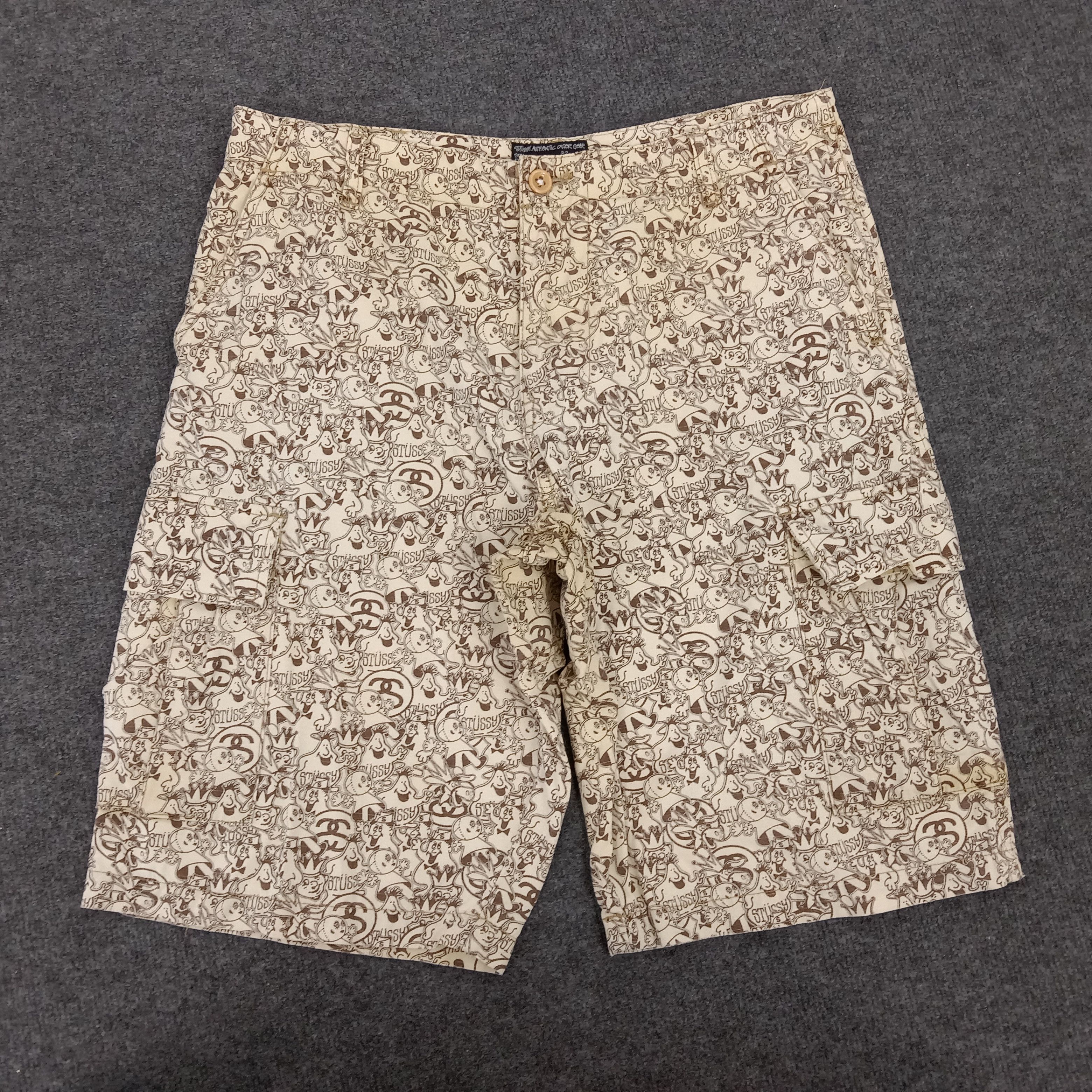 Stussy Full Print Design Short Pants