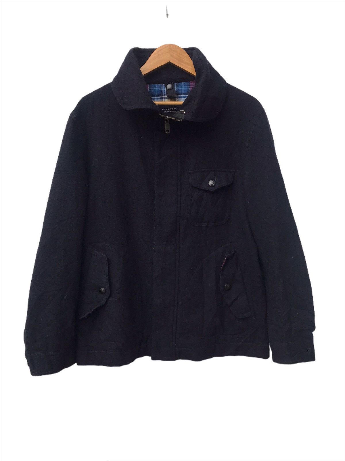 Achive.!! Burberry Black Label Japanese Brands zipper Jacket