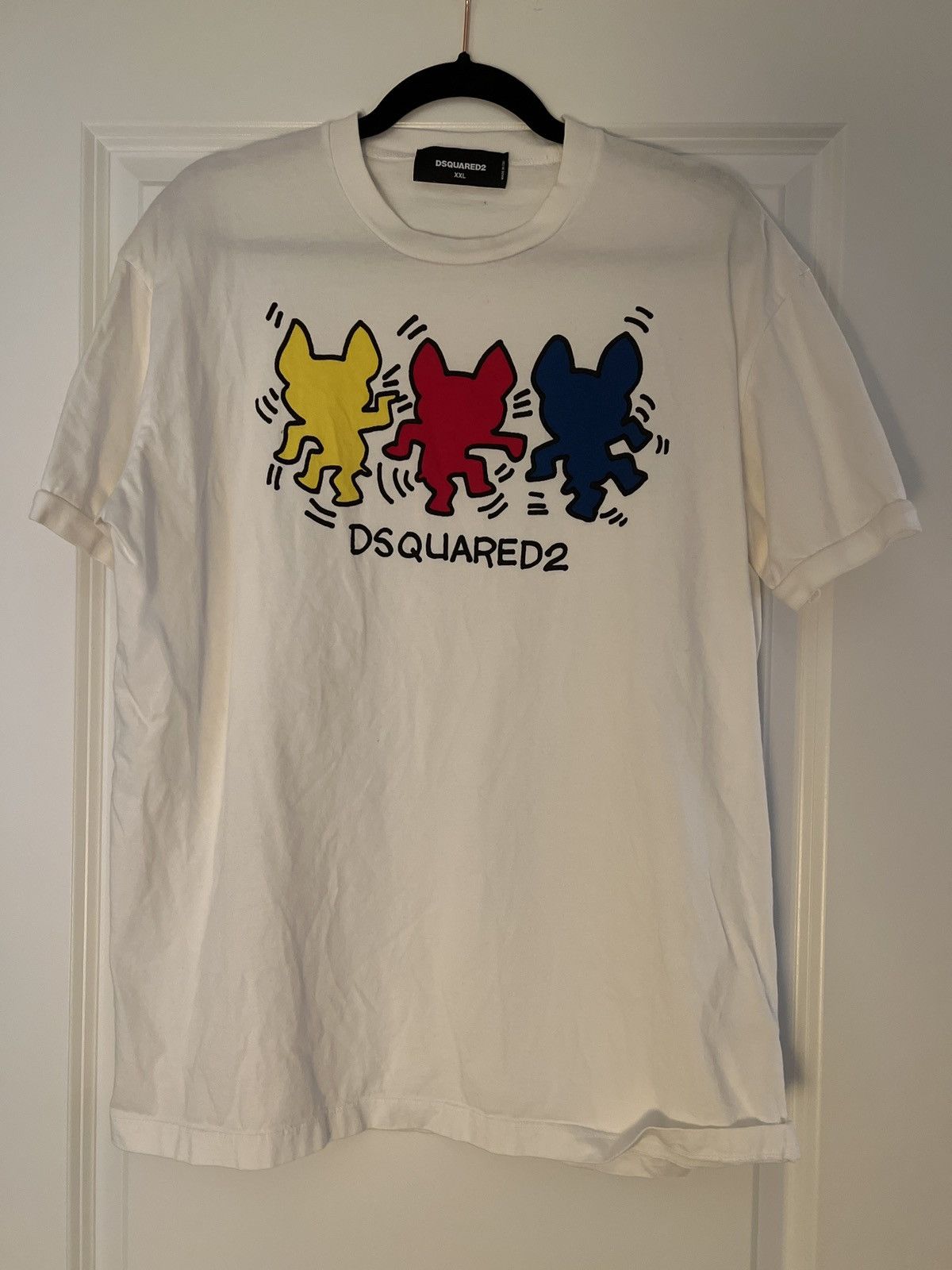 Dsquared2 Dsquared2 Multicolor character graphic T-Shirt white Size US XXL / EU 58 / 5 - 1 Thumbnail