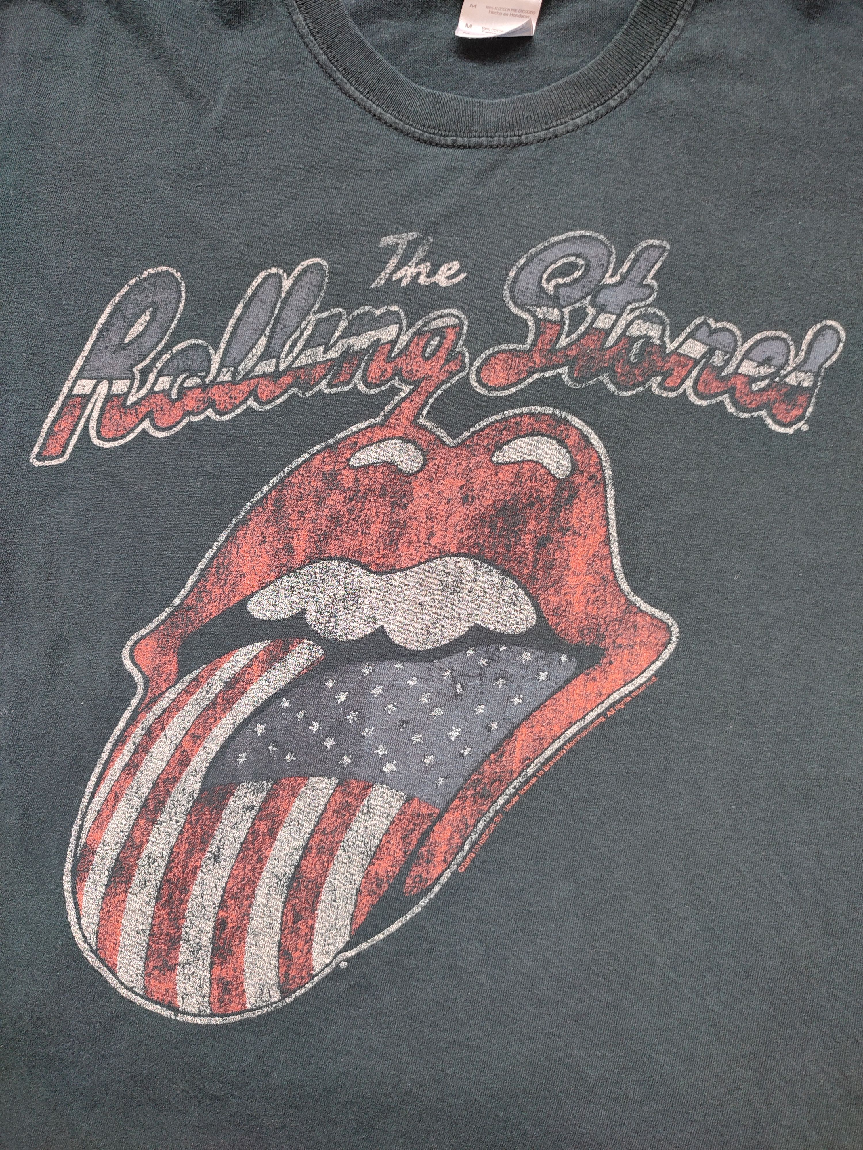 Vintage Rolling stones 2009 band tour T-Shirt Size US M / EU 48-50 / 2 - 4 Thumbnail