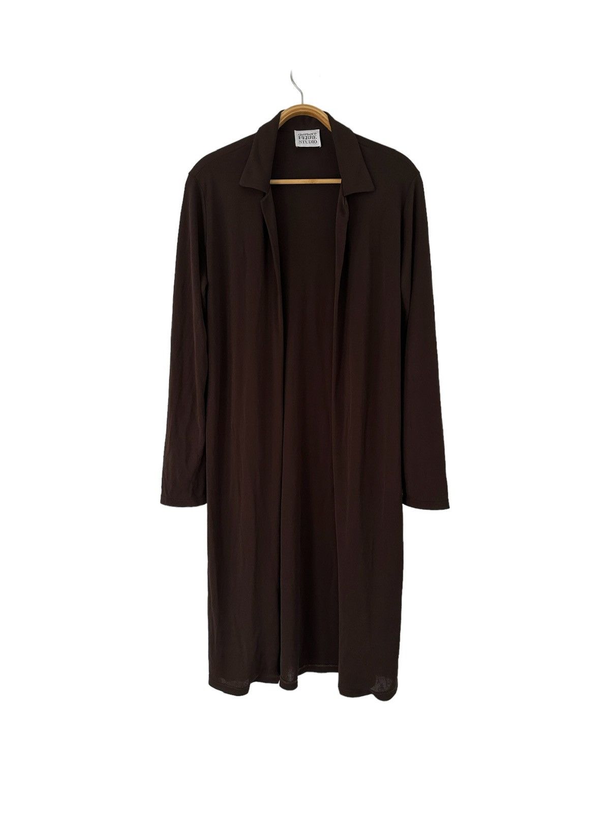 Archive Gianfranco Ferre Studio light viscose long cardigan