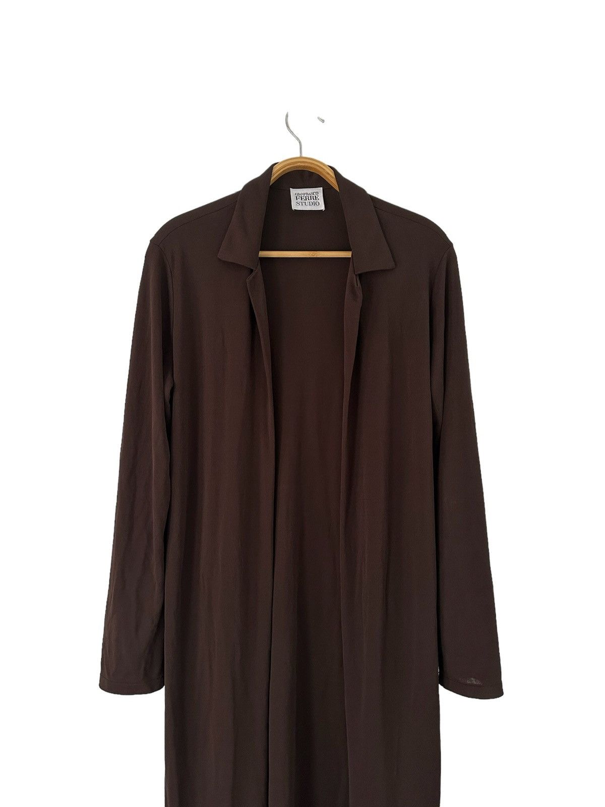 Gianfranco Ferre Archive Gianfranco Ferre Studio light viscose long cardigan Size US L / EU 52-54 / 3 - 6 Thumbnail