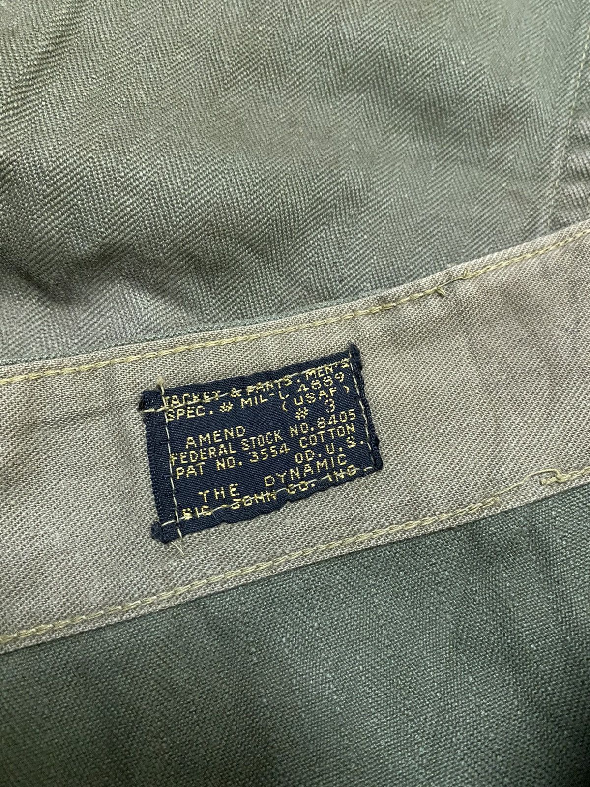 Big John MIL-L4889 (USAF) STOCK NO8405 DISTRESSED MILITARY ISSUE PANT Size US 32 / EU 48 - 14 Thumbnail