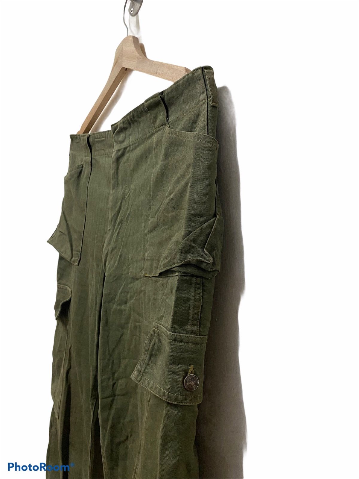 Big John MIL-L4889 (USAF) STOCK NO8405 DISTRESSED MILITARY ISSUE PANT Size US 32 / EU 48 - 2 Thumbnail