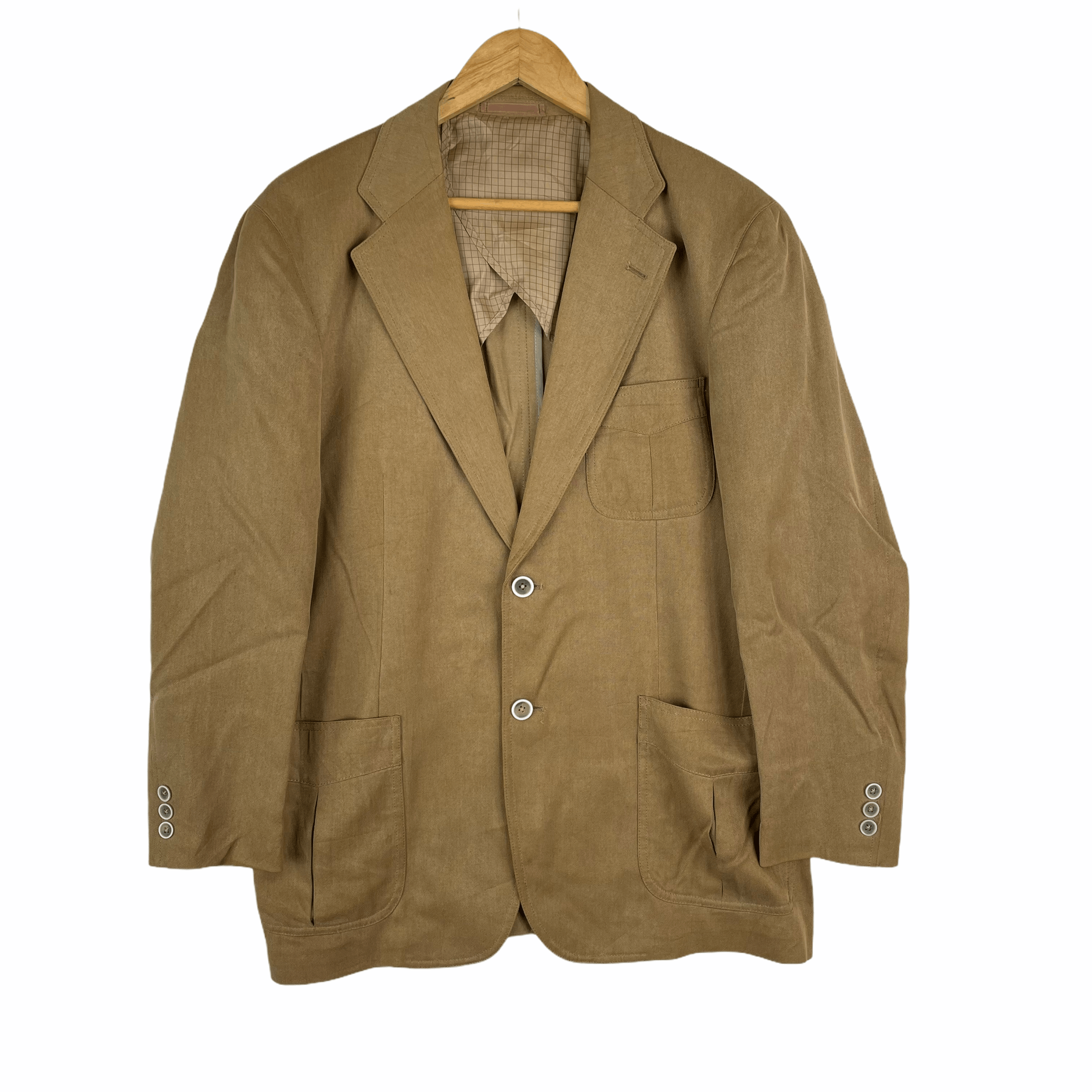Kansai Yamamoto SISSY By KANSAI YAMAMOTO Brown Blazer Suit Size 46L - 1 Thumbnail