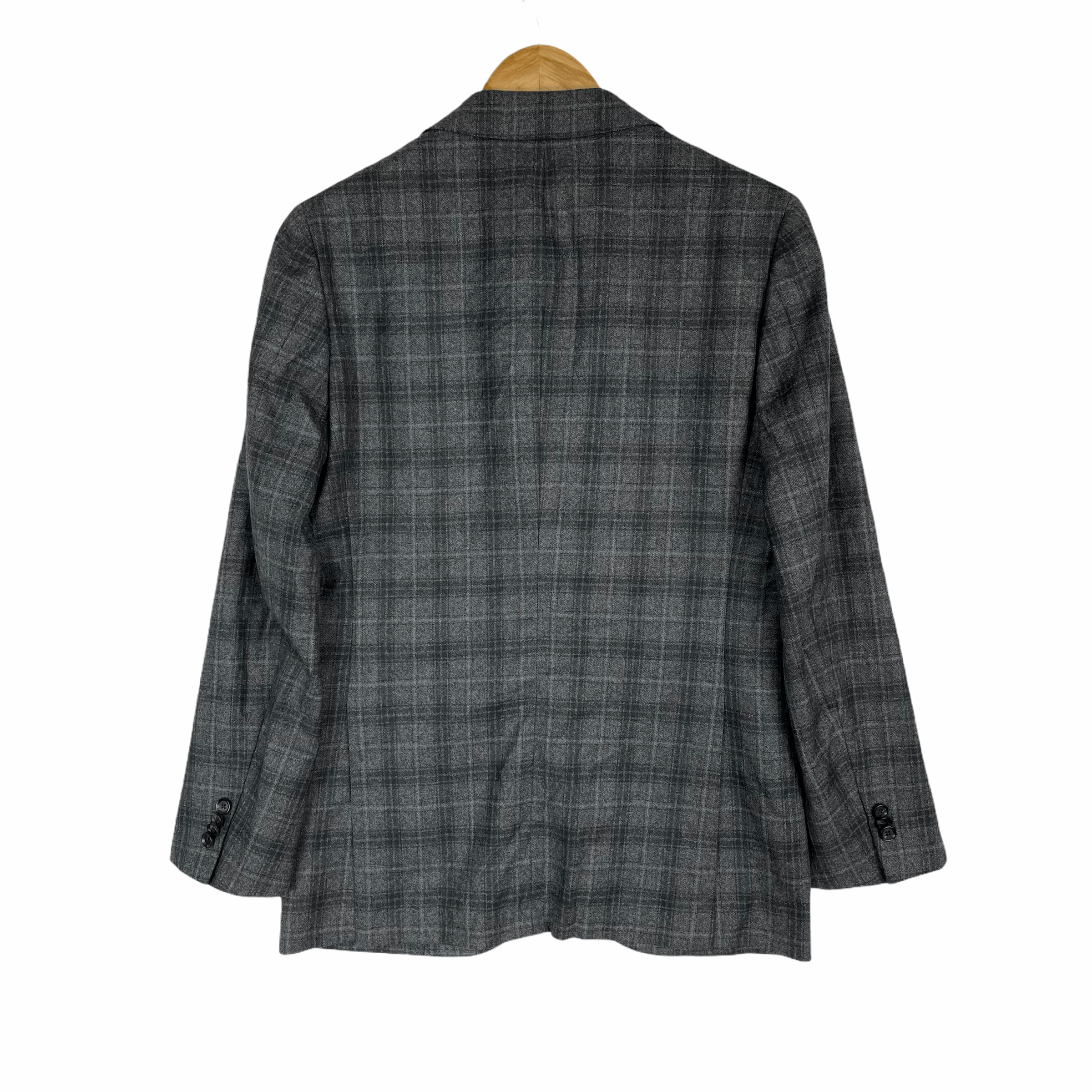 SHIPS SHIPS Japanese Brand LUXURY Tailoring Style Check Blazer Size 44S - 5 Thumbnail