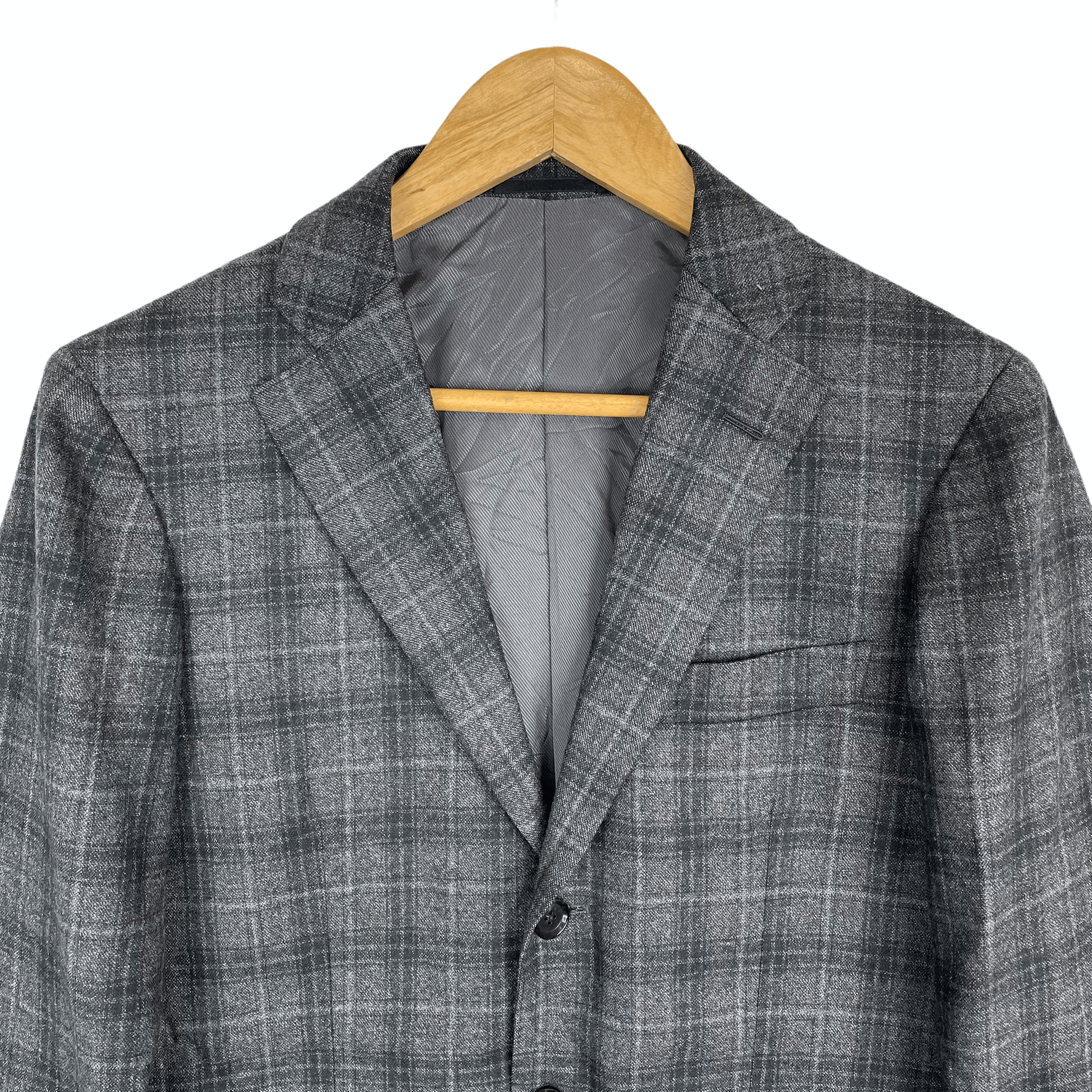 SHIPS SHIPS Japanese Brand LUXURY Tailoring Style Check Blazer Size 44S - 2 Thumbnail