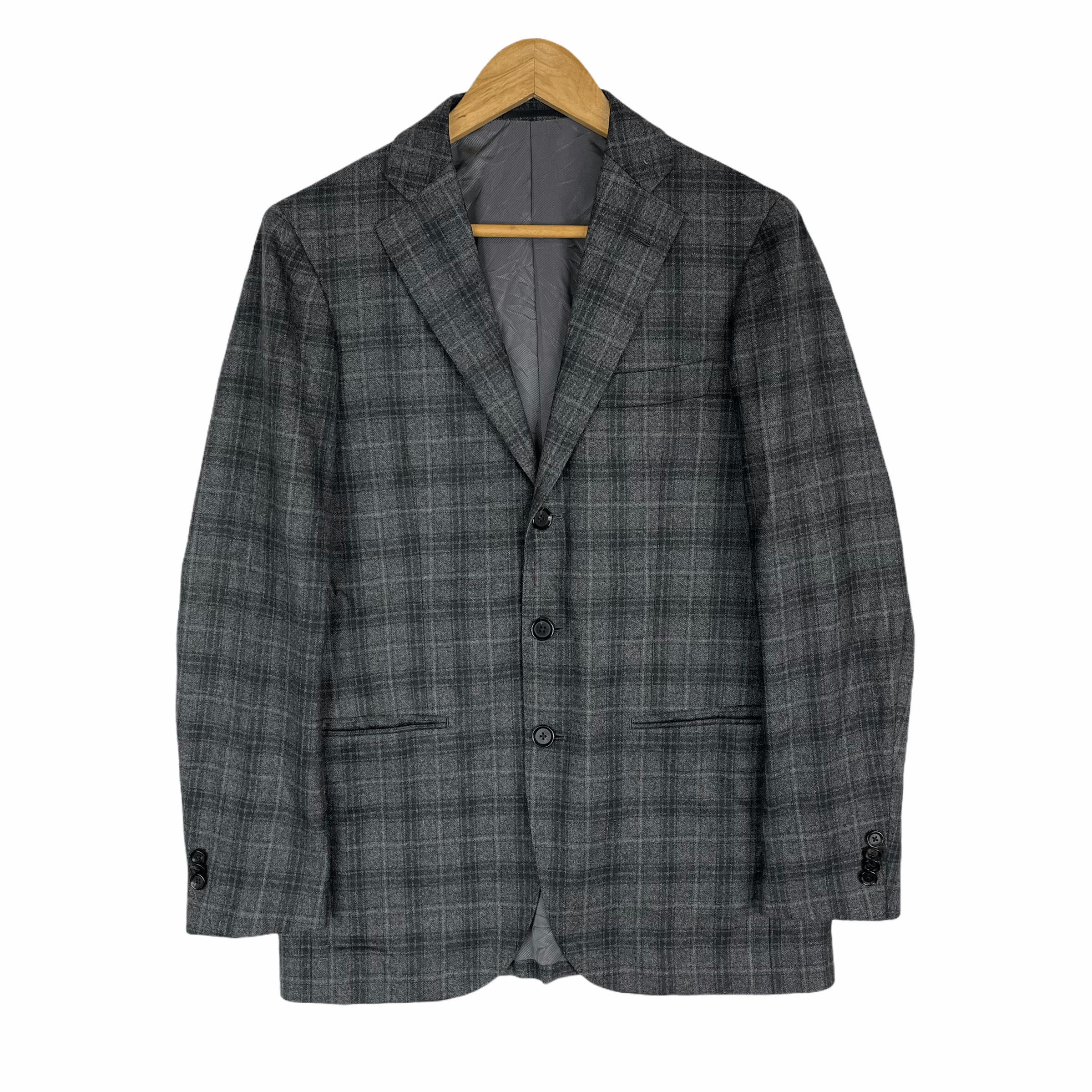 SHIPS SHIPS Japanese Brand LUXURY Tailoring Style Check Blazer Size 44S - 1 Thumbnail