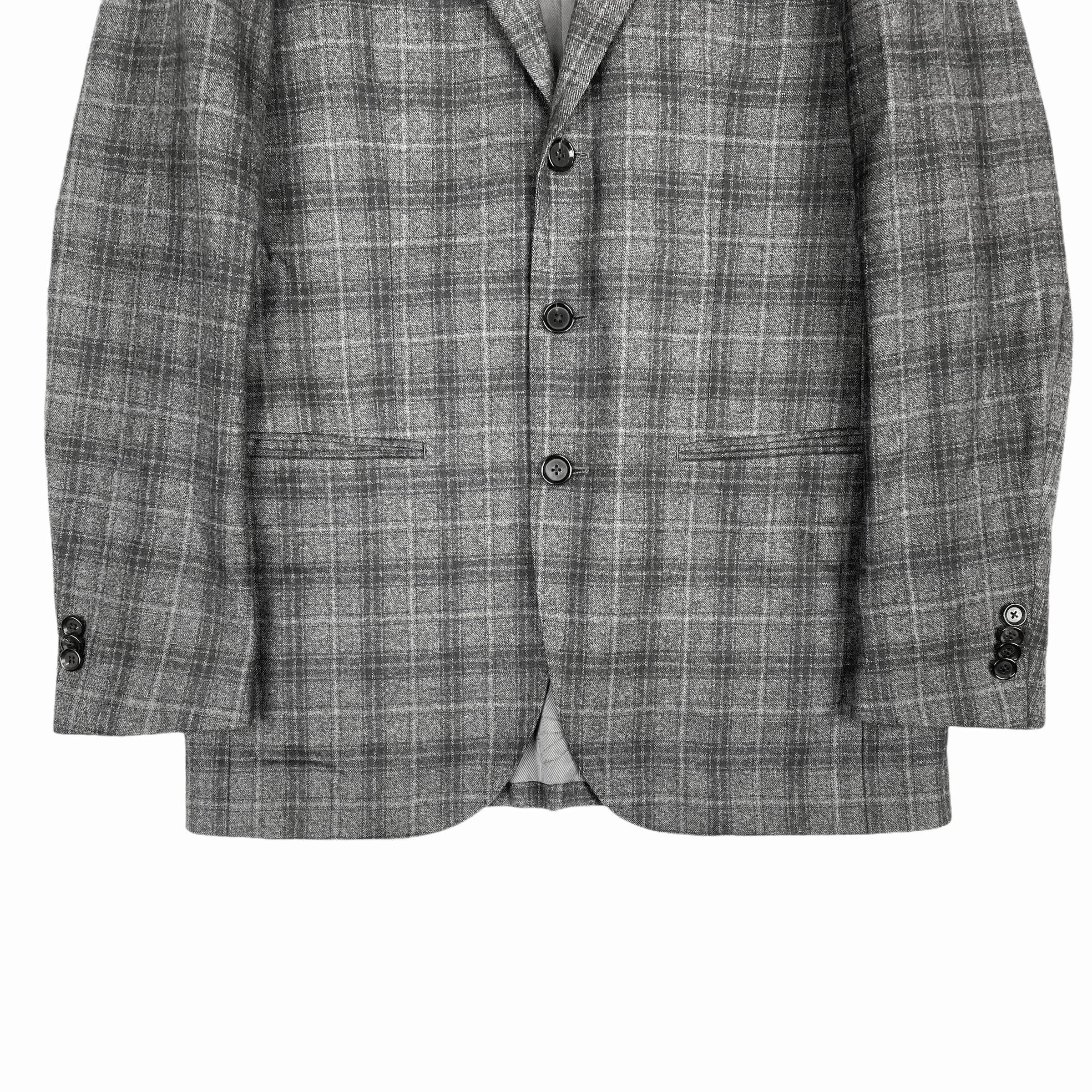 SHIPS SHIPS Japanese Brand LUXURY Tailoring Style Check Blazer Size 44S - 3 Thumbnail