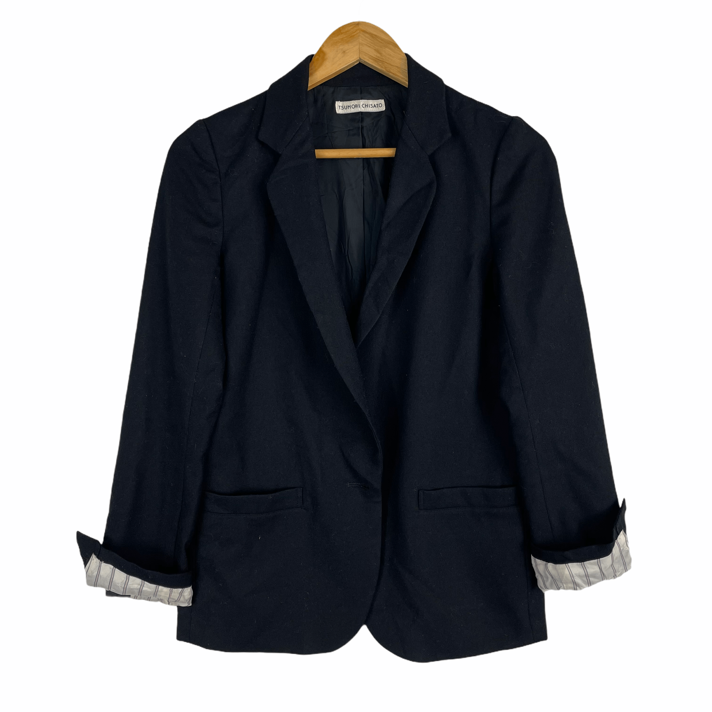 Tsumori Chisato TSUMORI CHISATO Japanese Brand Black Blazer Issey Miyake Size 34R - 1 Thumbnail