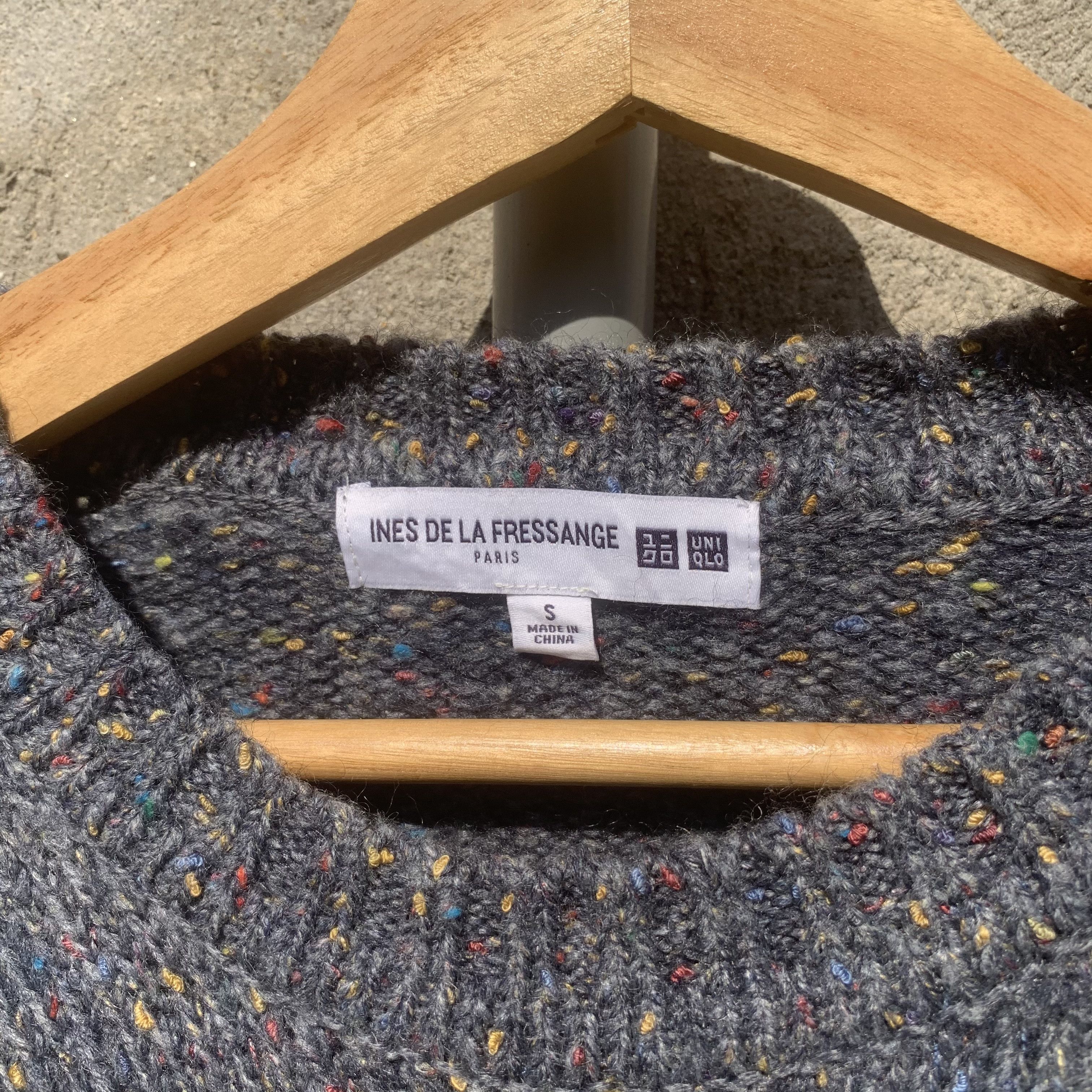 Aran Isles Knitwear Uniqlo x Ines De La Fressange Stockinette Snow Knitwear Size US S / EU 44-46 / 1 - 4 Thumbnail