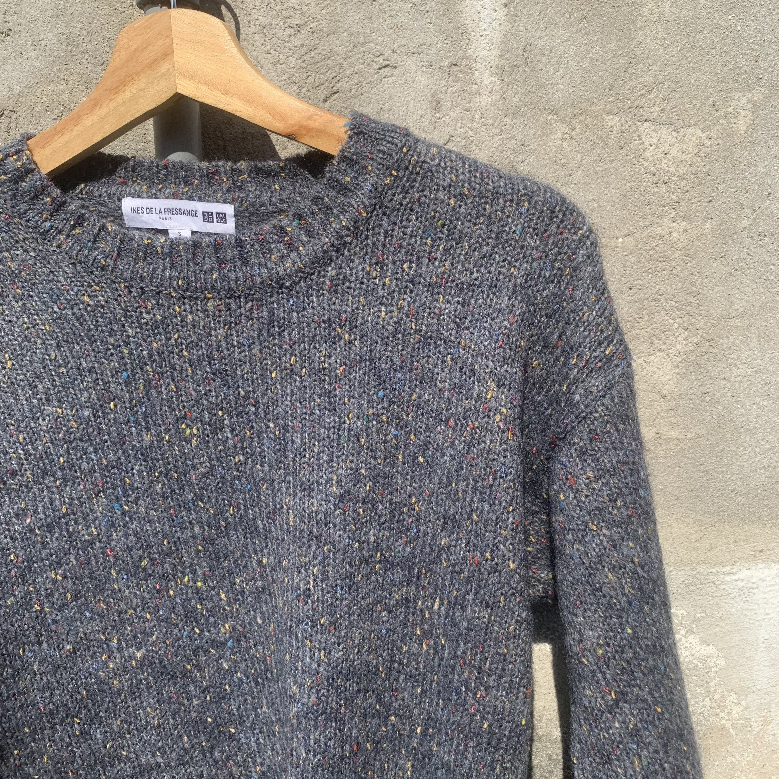 Aran Isles Knitwear Uniqlo x Ines De La Fressange Stockinette Snow Knitwear Size US S / EU 44-46 / 1 - 2 Thumbnail