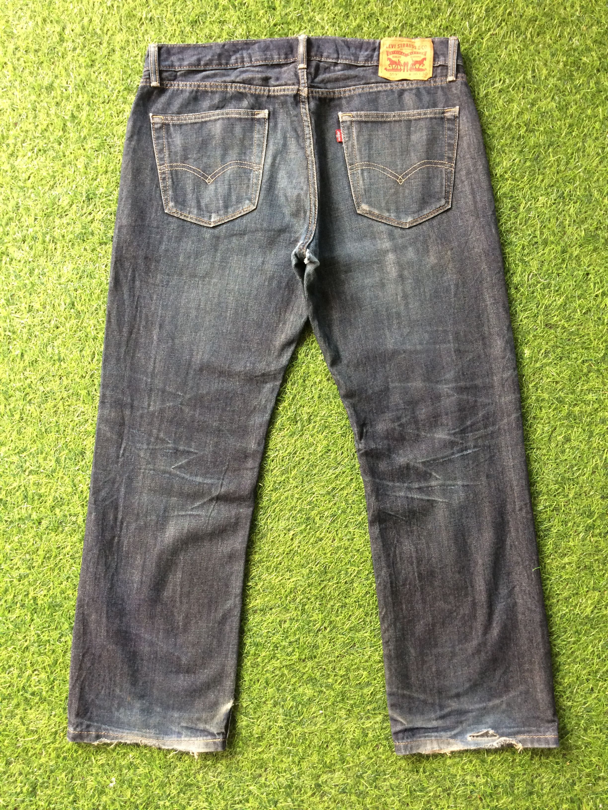 Levi's Faded Blue Wash Levis 559 Jeans #B-900 Size US 38 / EU 54 - 4 Thumbnail