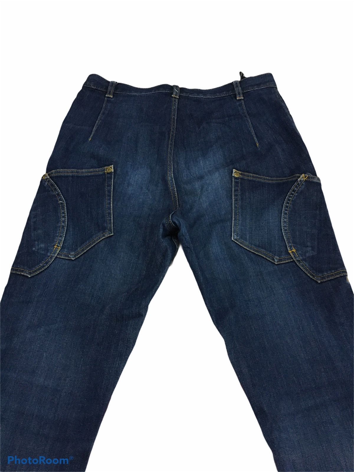 Issey Miyake × mercibeaucoup Mercibeucoup High Rise Streach Denim Trousers Size US 31 - 4 Thumbnail