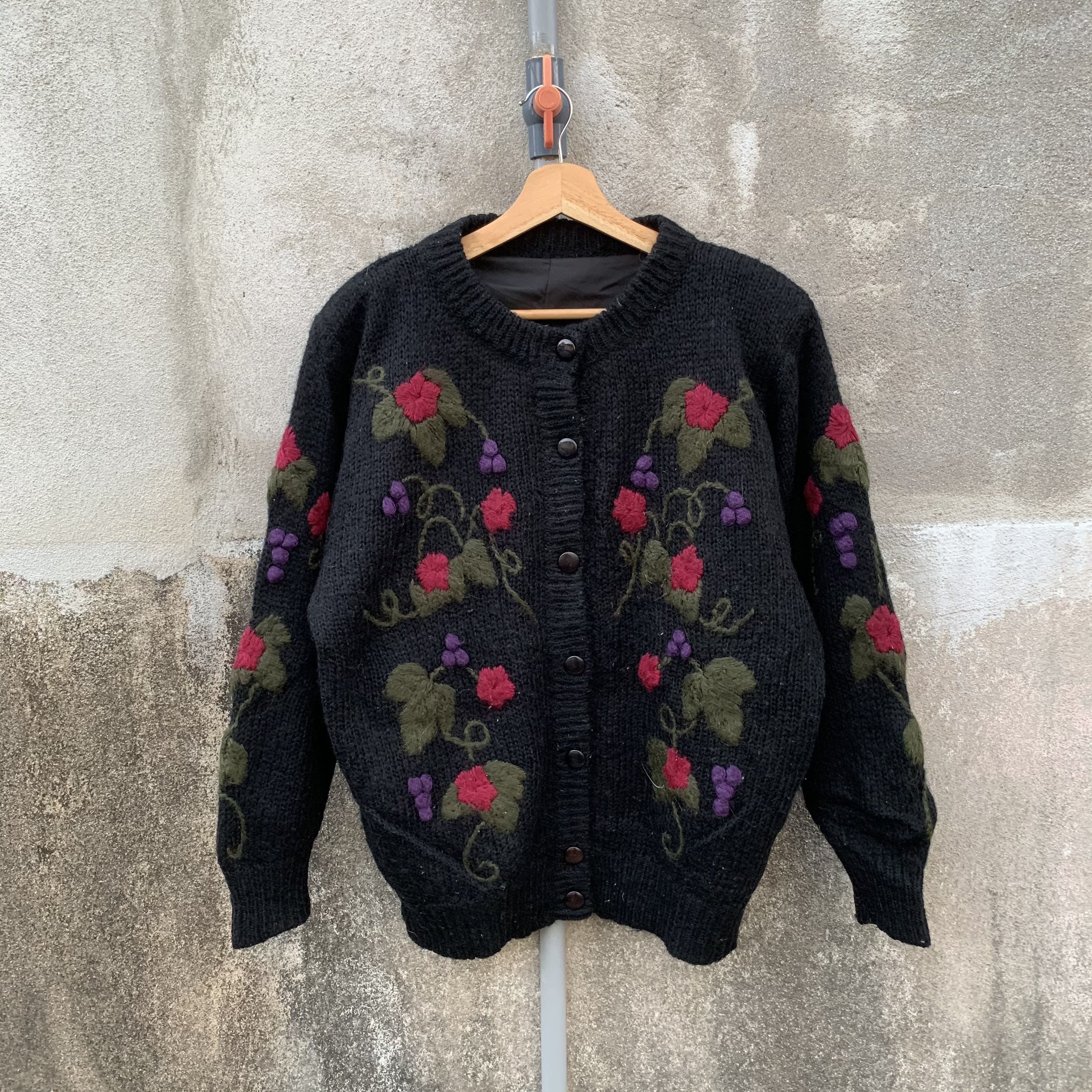 MOHAIR!! Japanese Vtg Jumper Pullover RARE Cardigan Sweater