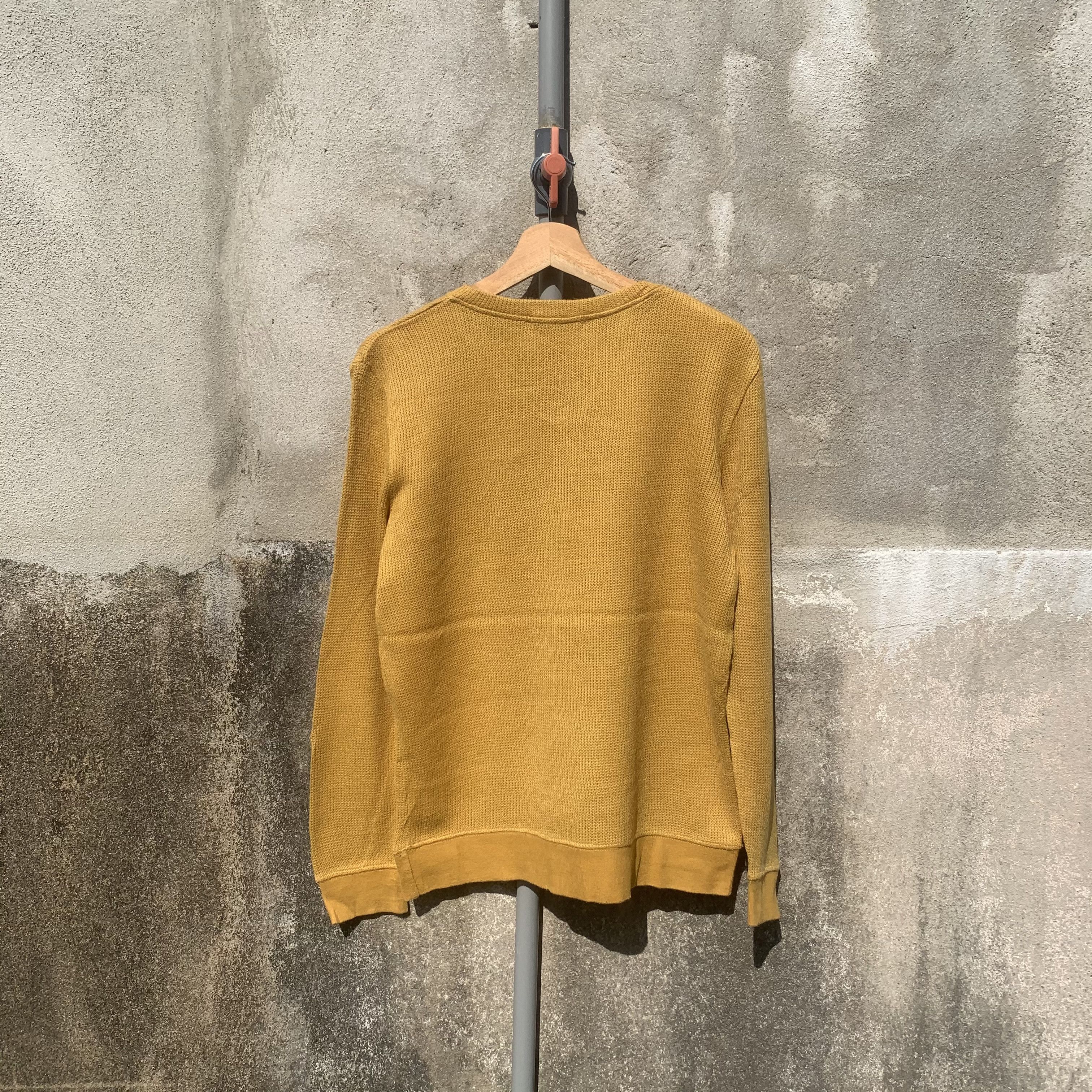 CIOAPANIC VINTAGE V Neck Honeycomb Knitwear Sweater