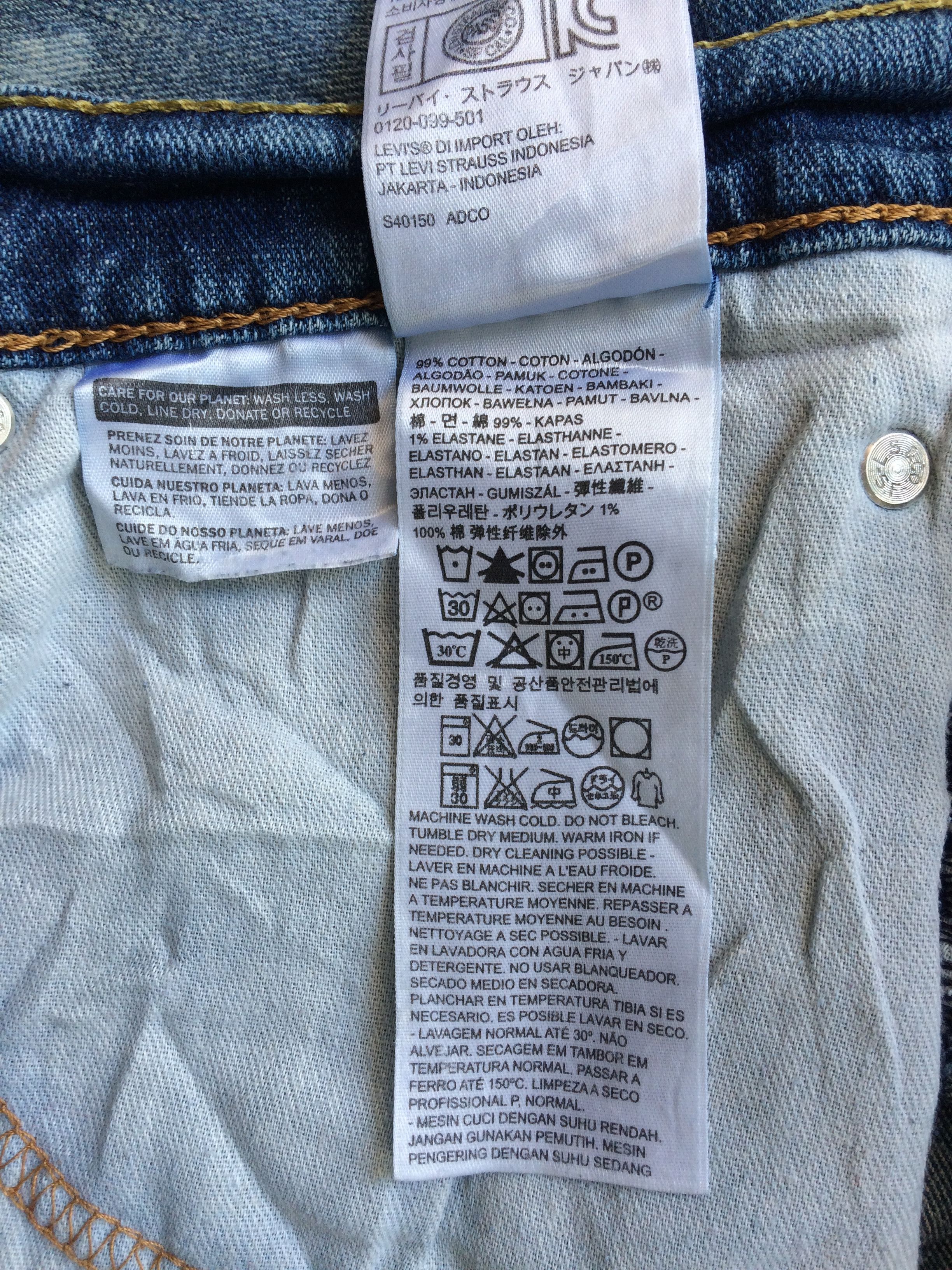 Levi's Vintage Blue Wash Levis 505 Jeans #B-923 Size US 38 / EU 54 - 12 Thumbnail