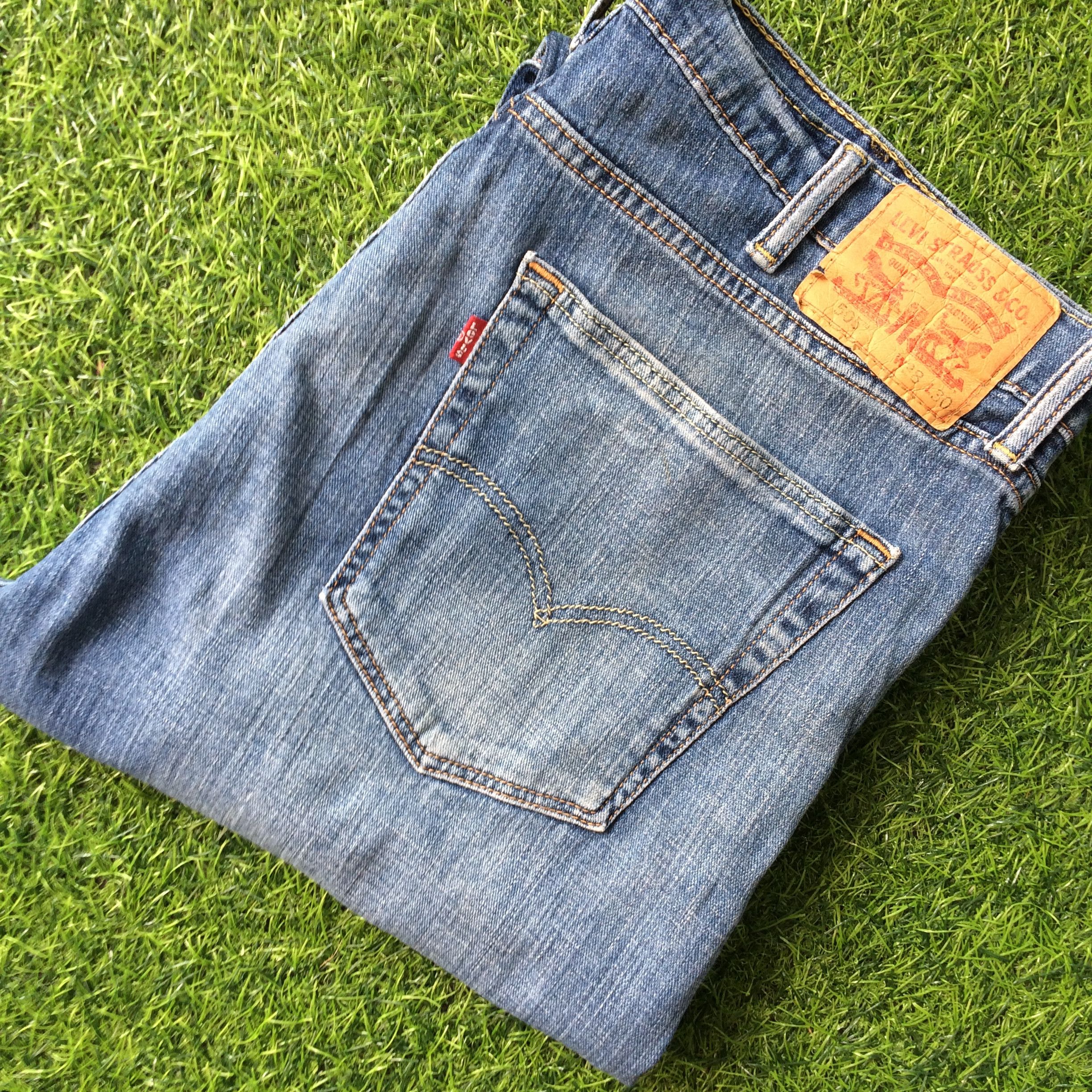 Levi's Vintage Blue Wash Levis 505 Jeans #B-923 Size US 38 / EU 54 - 9 Thumbnail