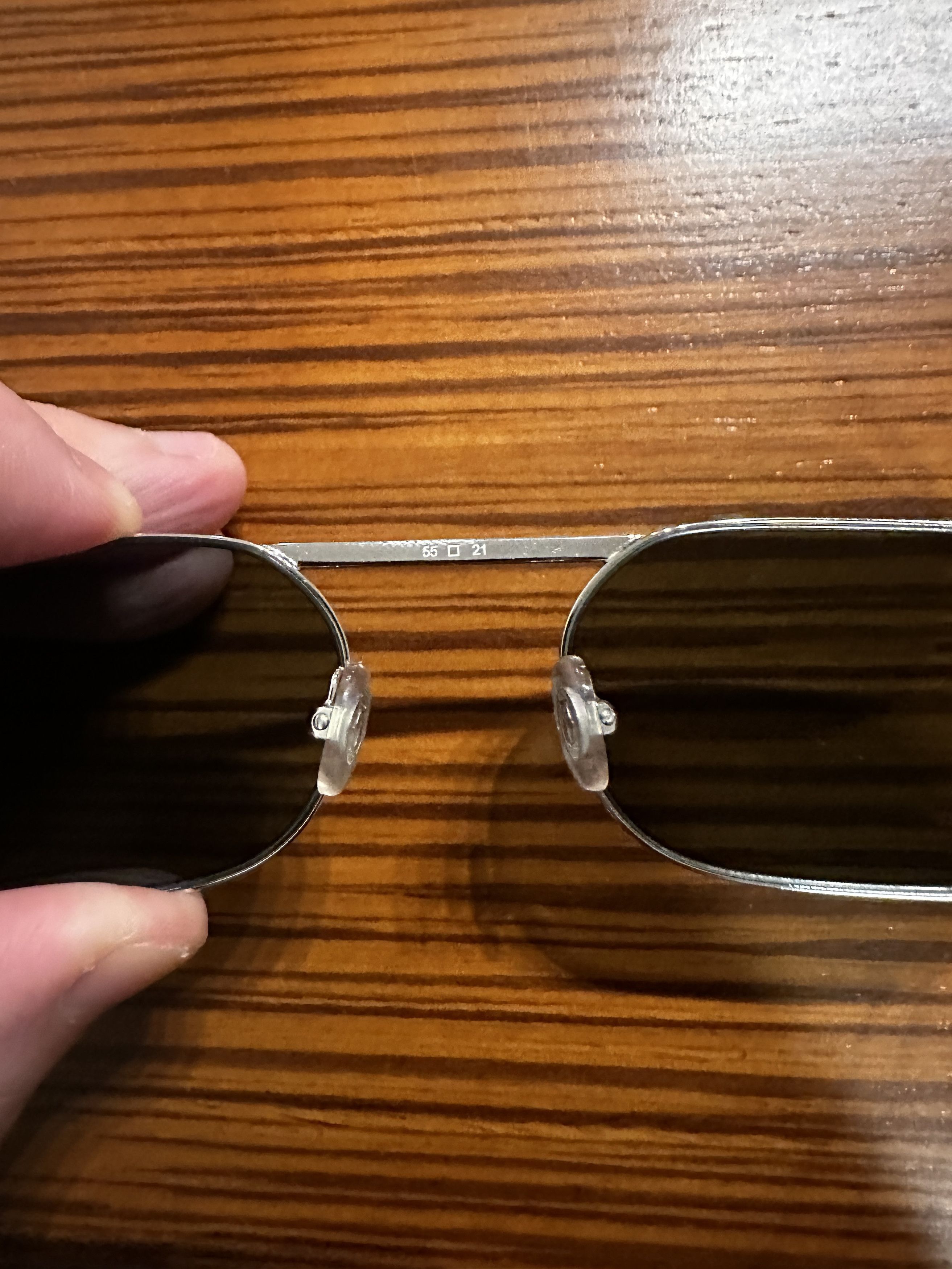 Cartier Cartier Oval Frame Platinum Sunglasses Size ONE SIZE - 3 Thumbnail