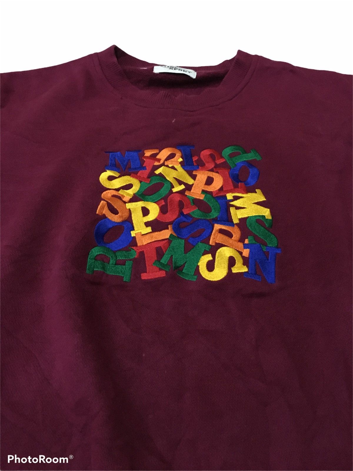 Missoni Missoni Embroidery Multicolour Logo Sweatshirt Size US M / EU 48-50 / 2 - 2 Thumbnail