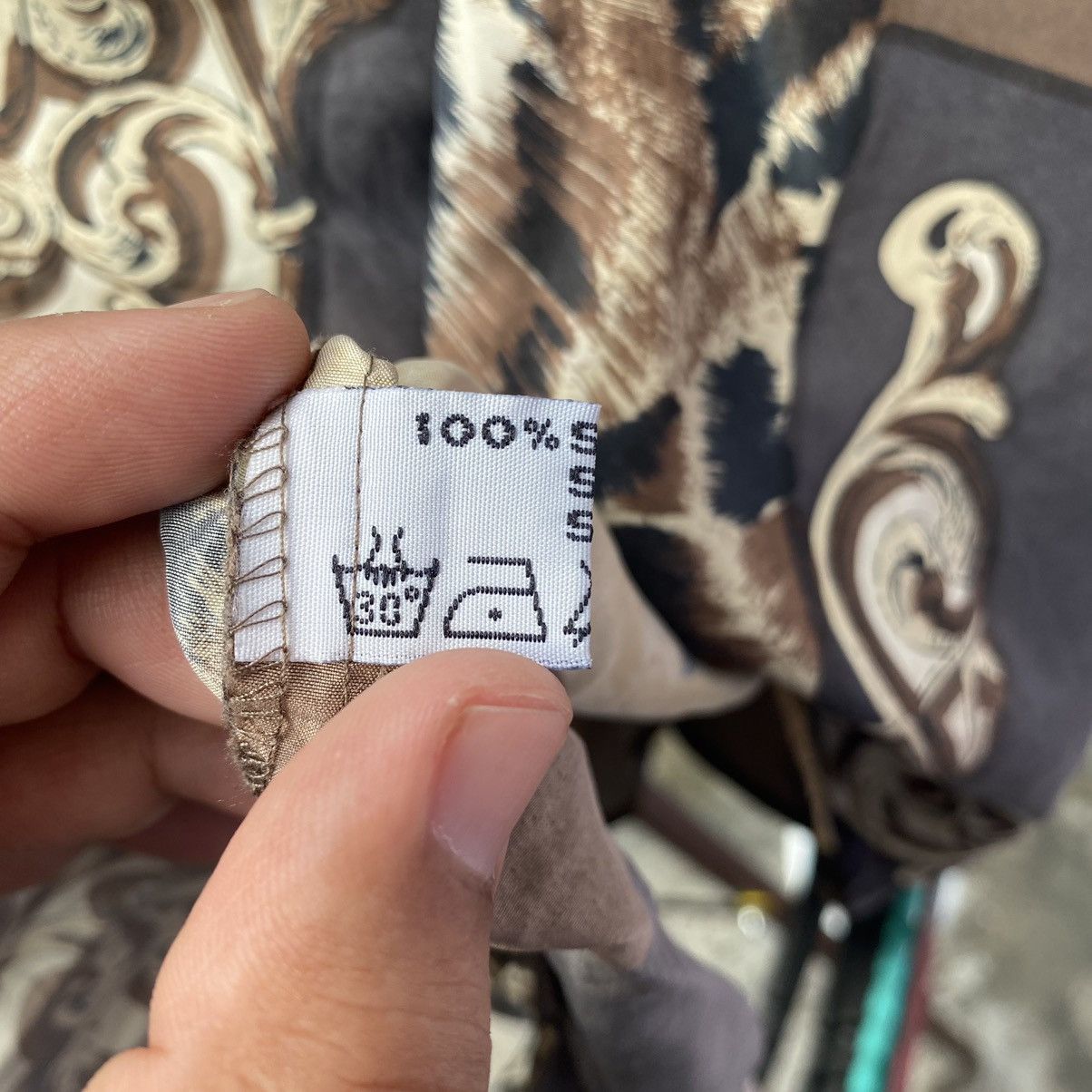 Japanese Brand × Vintage Over Print Tiger Vintage Silk Shirt. #W Size US M / EU 48-50 / 2 - 6 Thumbnail