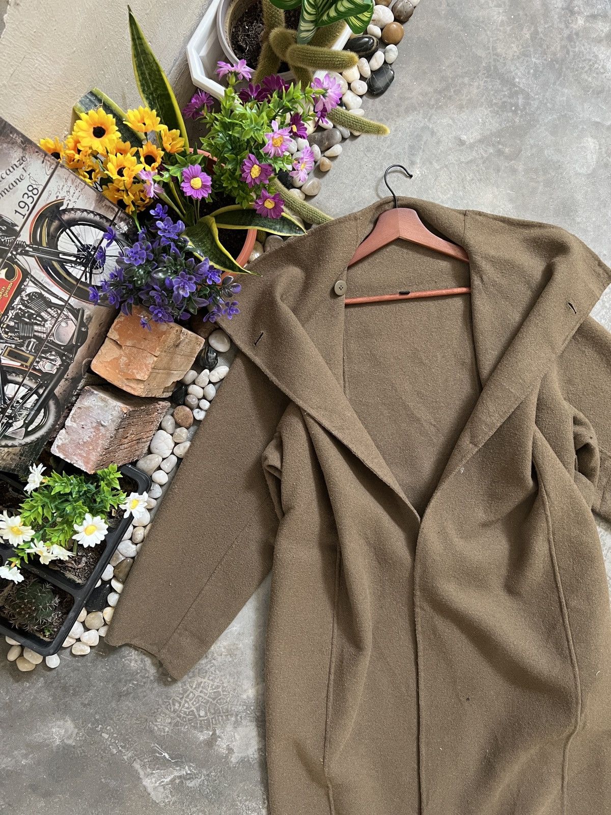 Jun Takahashi × Undercover Steals 🔥 Undercover X Uniqlo Wool/Warm Trench Coat Size US M / EU 48-50 / 2 - 7 Thumbnail