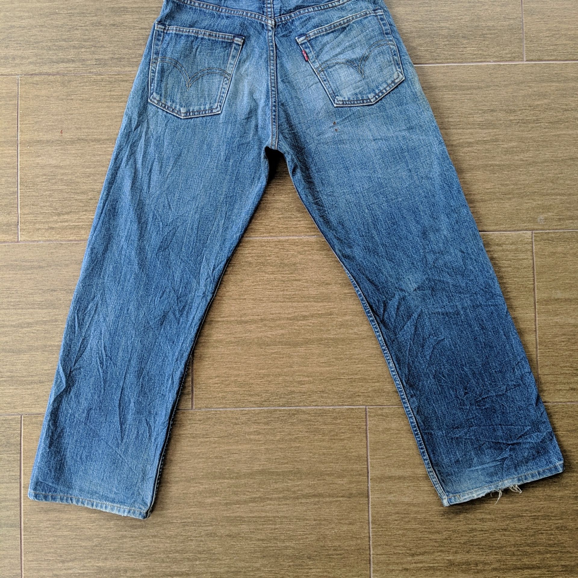 Japanese Brand Vintage Levi's 503 Distressed Denim Jeans Pants W28 Size US 28 / EU 44 - 15 Thumbnail