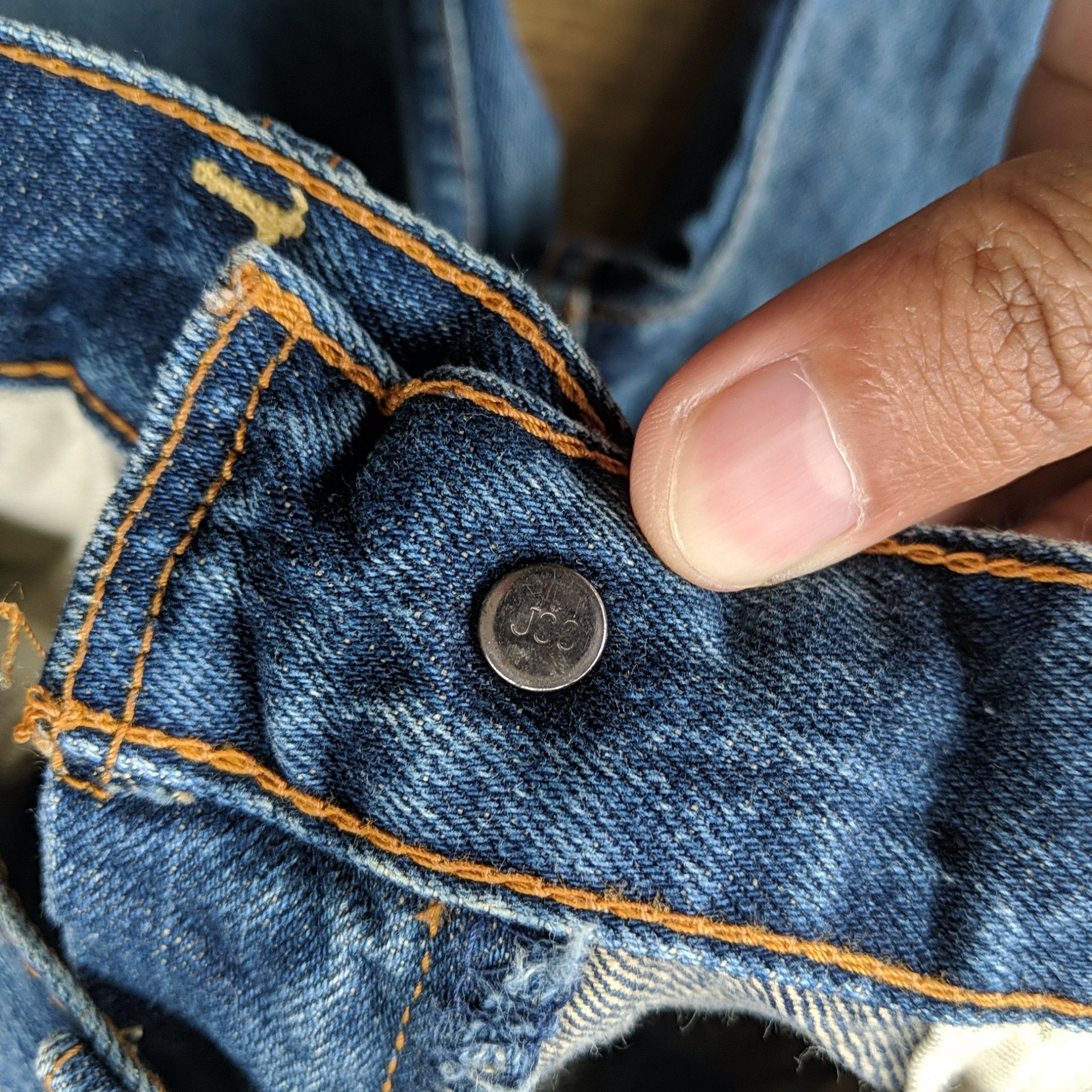 Japanese Brand Vintage Levi's 503 Distressed Denim Jeans Pants W28 Size US 28 / EU 44 - 10 Thumbnail