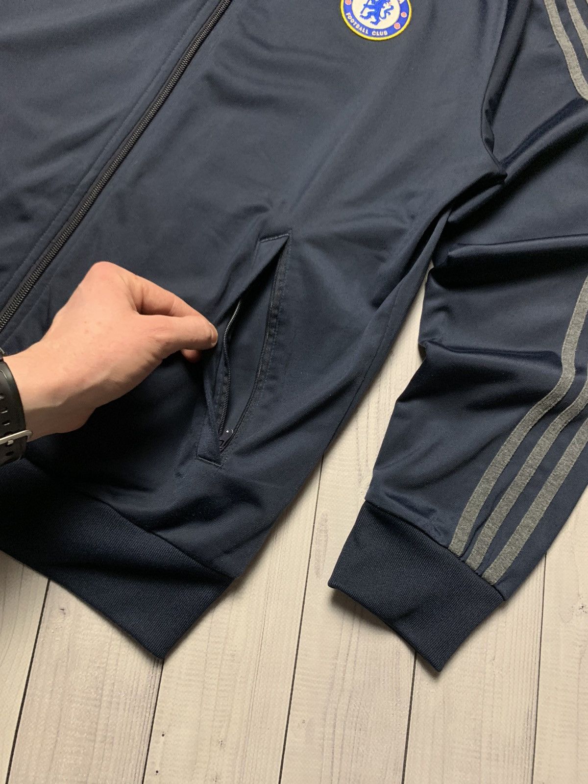 Vintage Vintage Adidas Chelsea track jacket size M Size US M / EU 48-50 / 2 - 5 Thumbnail