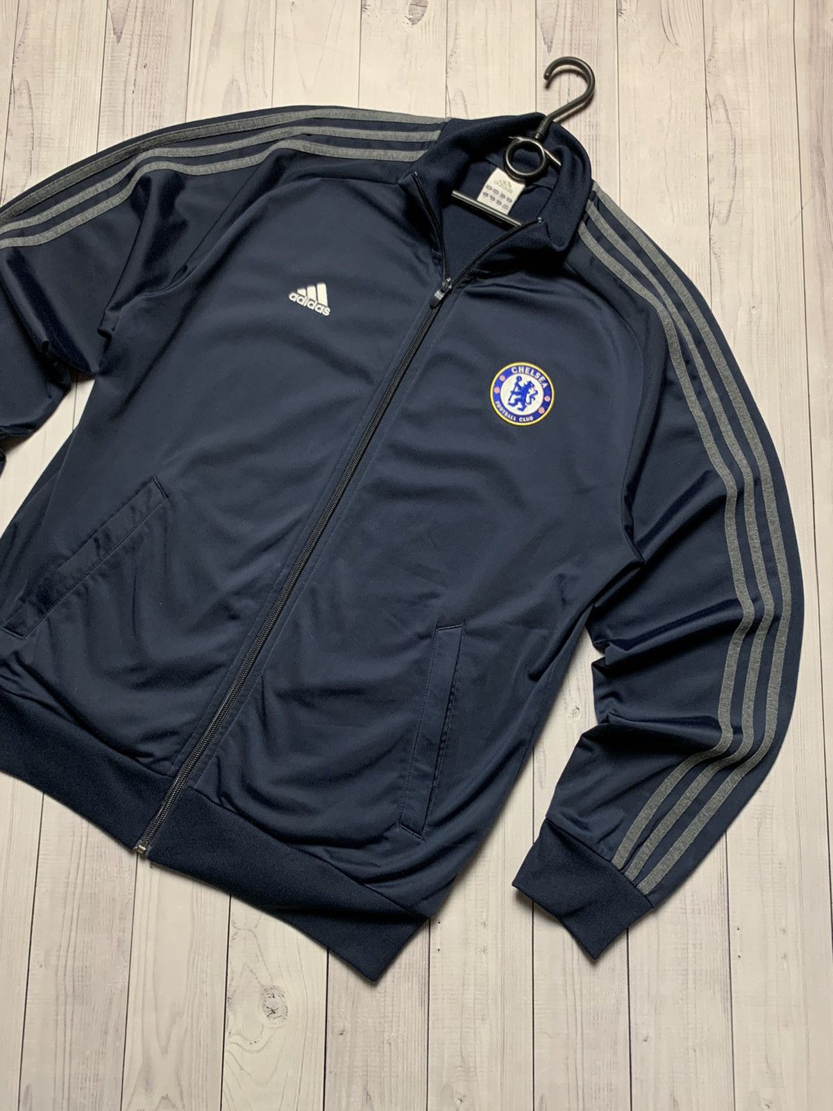 Vintage Vintage Adidas Chelsea track jacket size M Size US M / EU 48-50 / 2 - 2 Thumbnail