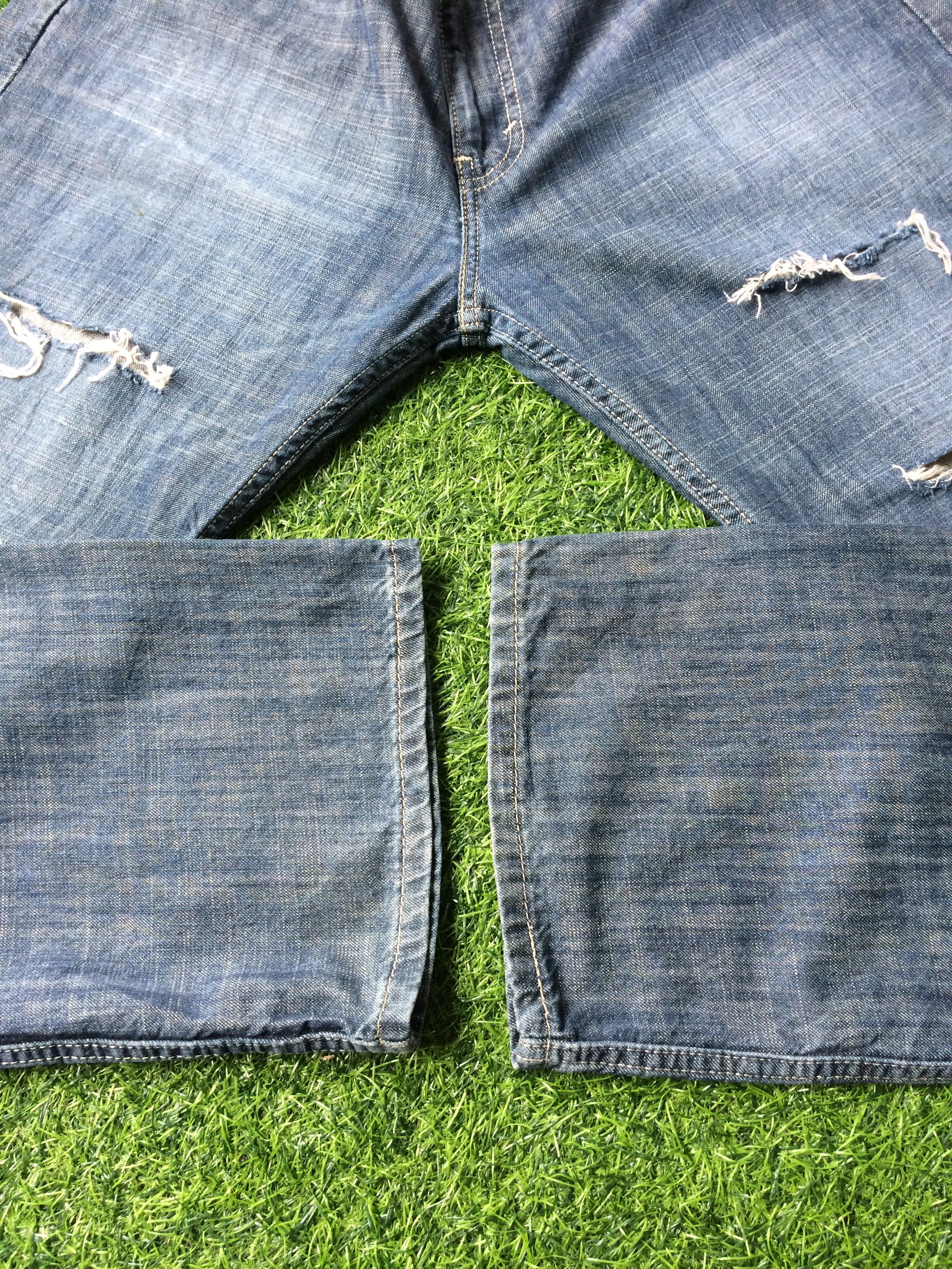 Levi's × Vintage Blue Wash Levis 569 Ripped Jeans-B-489 Size US 34 / EU 50 - 5 Thumbnail