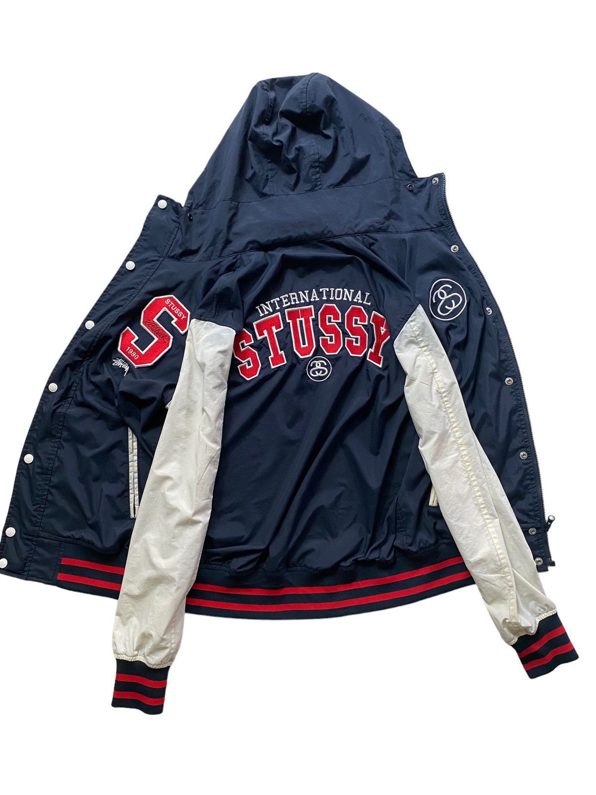 Stussy Stussy international stussy Big logo jacket nice designer Size US S / EU 44-46 / 1 - 5 Thumbnail