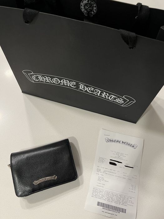 Chrome Hearts CHROME HEARTS JOEY WALLET WITH RECEIPT | Grailed