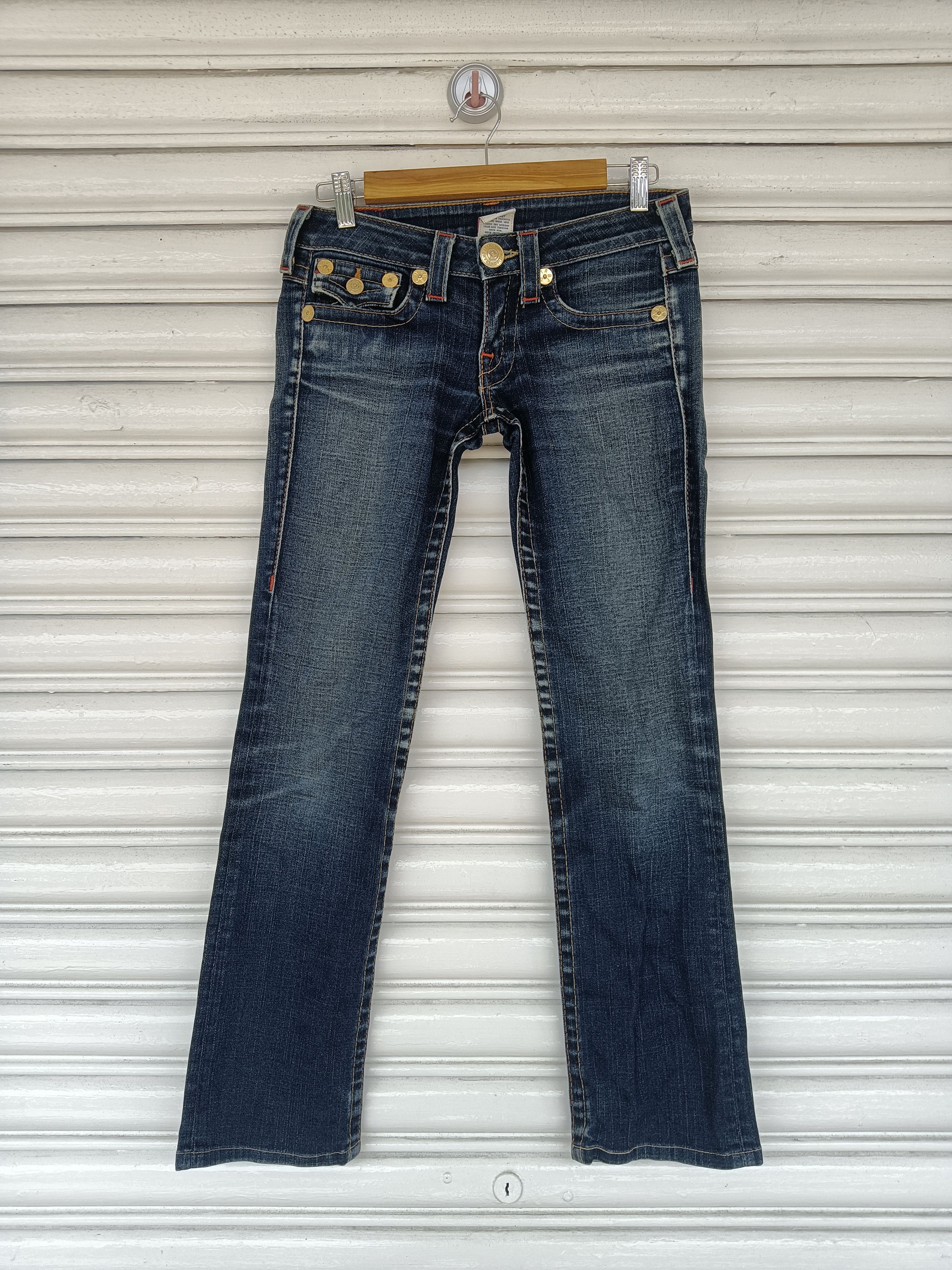 True Religion Billy Cut Washed Blue Made in USA