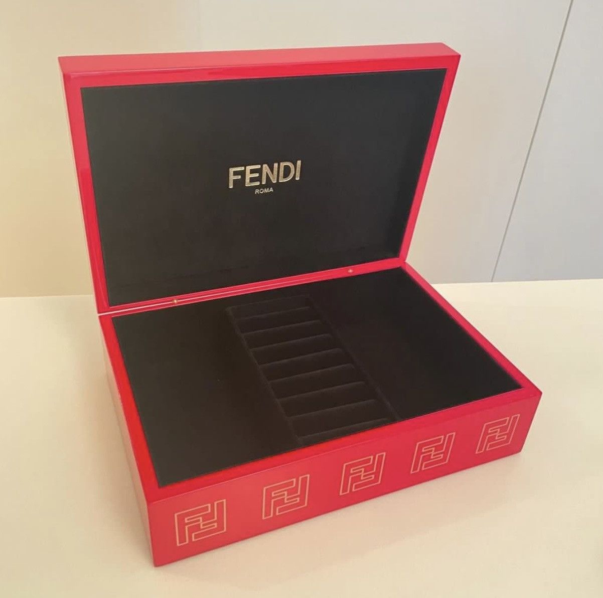 Rare! Fendi Jewelry accessories storage Box