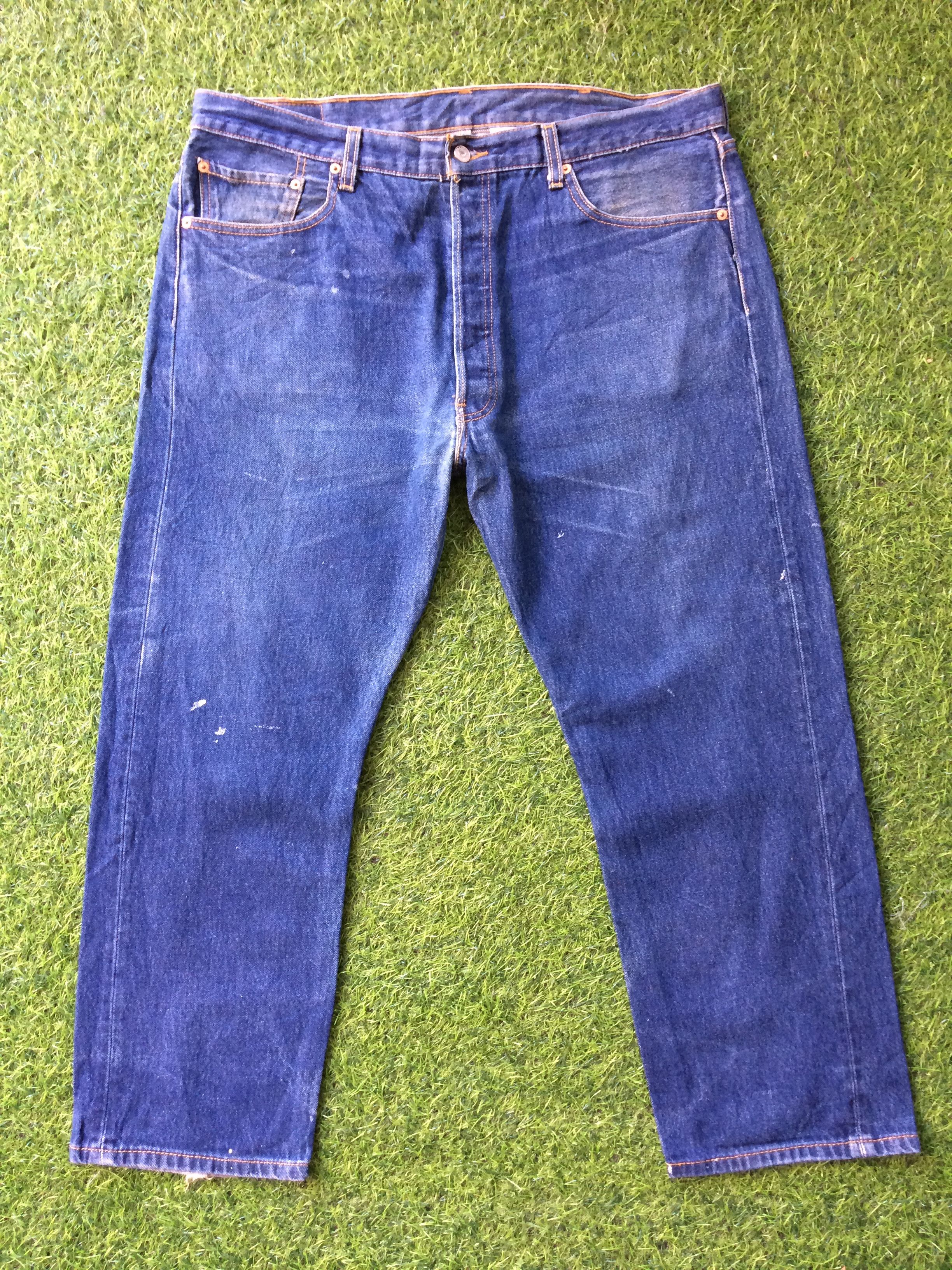 Levi's Vintage Blue Wash Levis 501 Jeans #B-818 Size US 39 - 3 Thumbnail