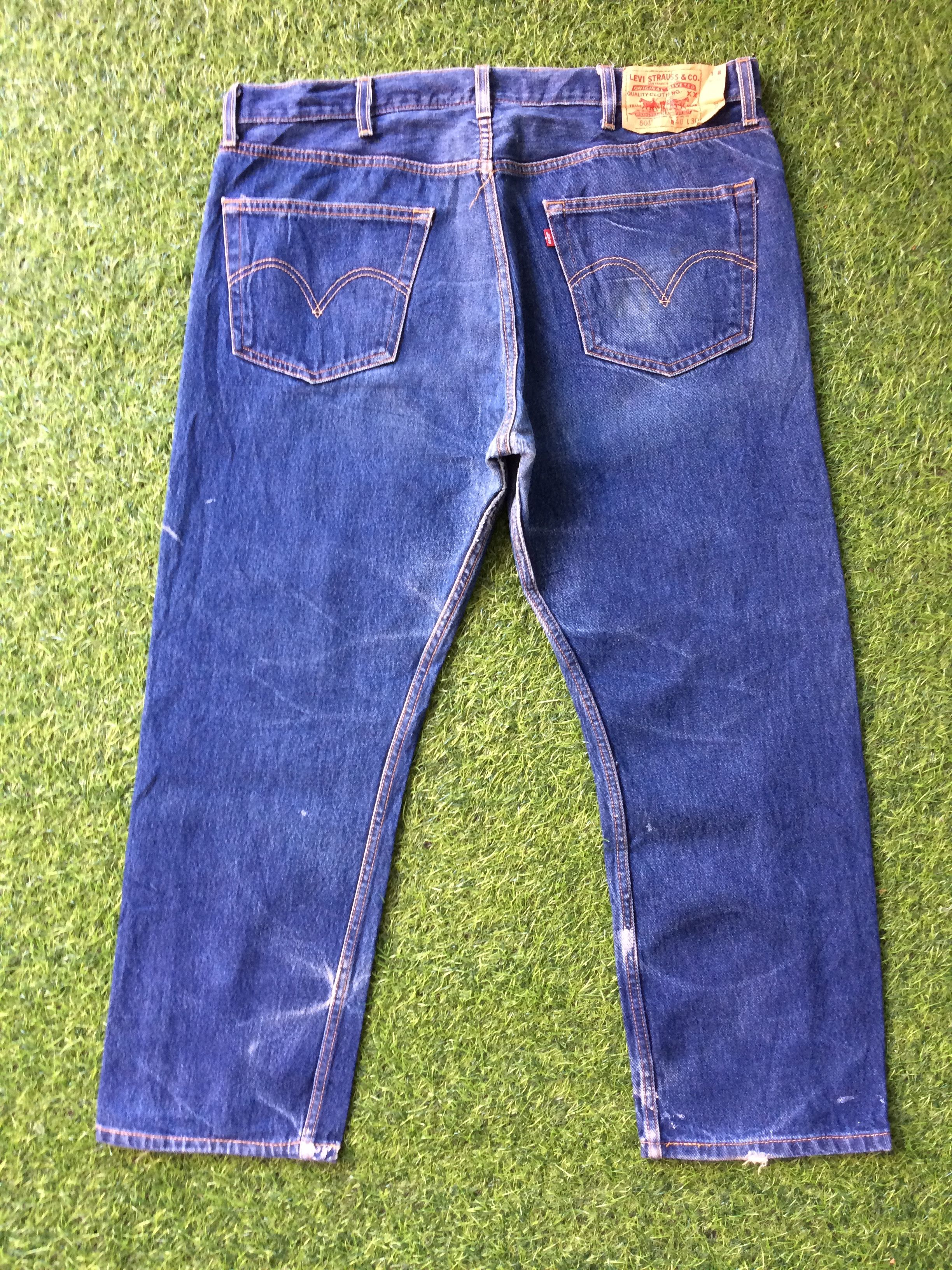 Levi's Vintage Blue Wash Levis 501 Jeans #B-818 Size US 39 - 4 Thumbnail