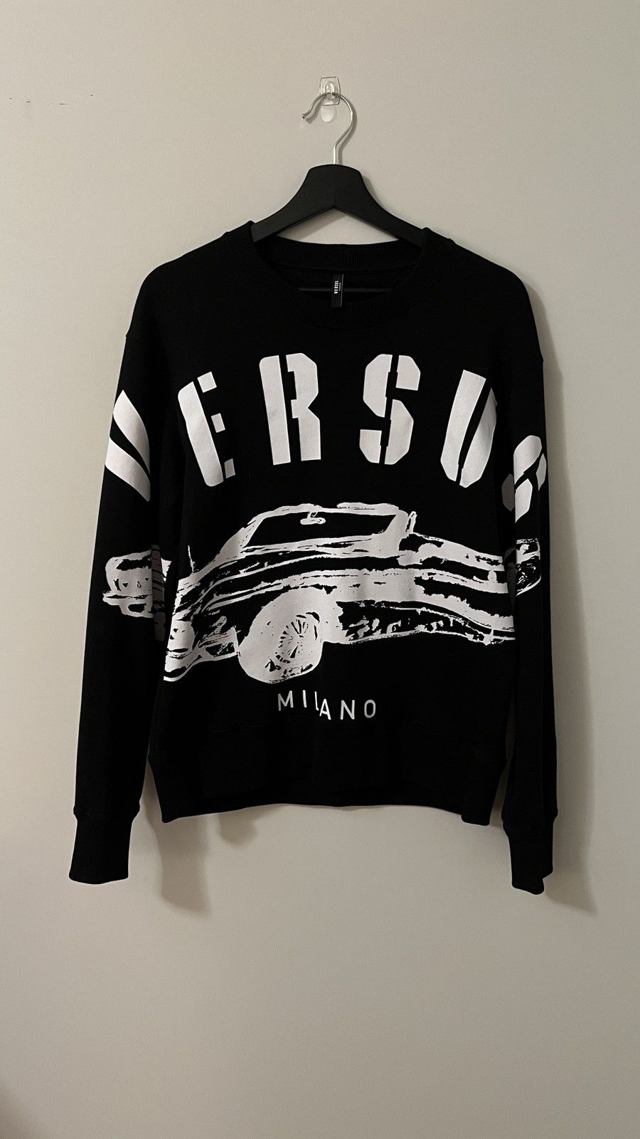 Versus Versace car crewneck sweatshirt