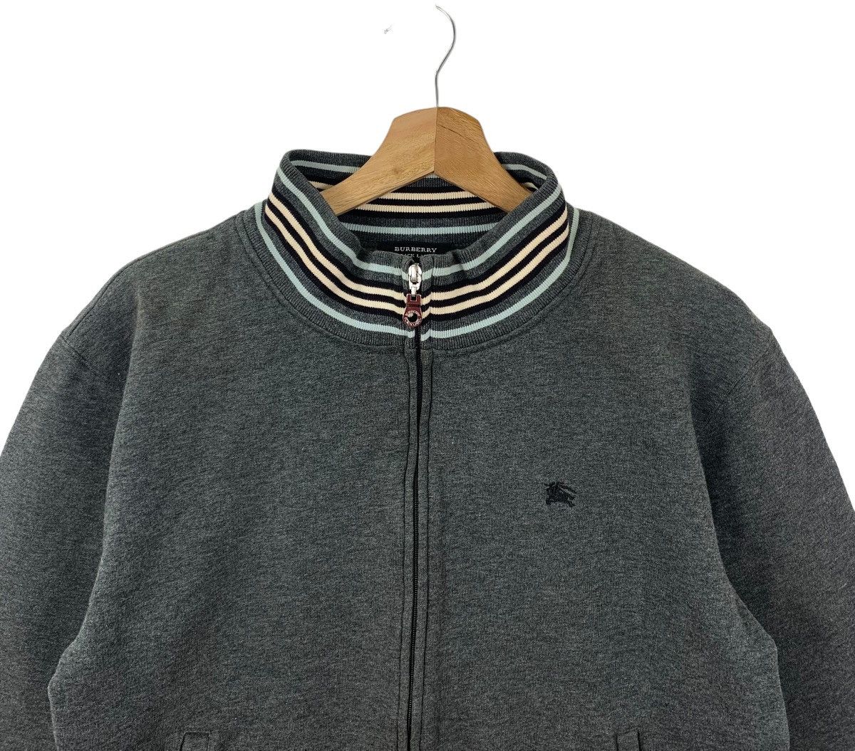 Burberry Vintage Burberry Black Label Zipper Sweater Size US M / EU 48-50 / 2 - 2 Thumbnail