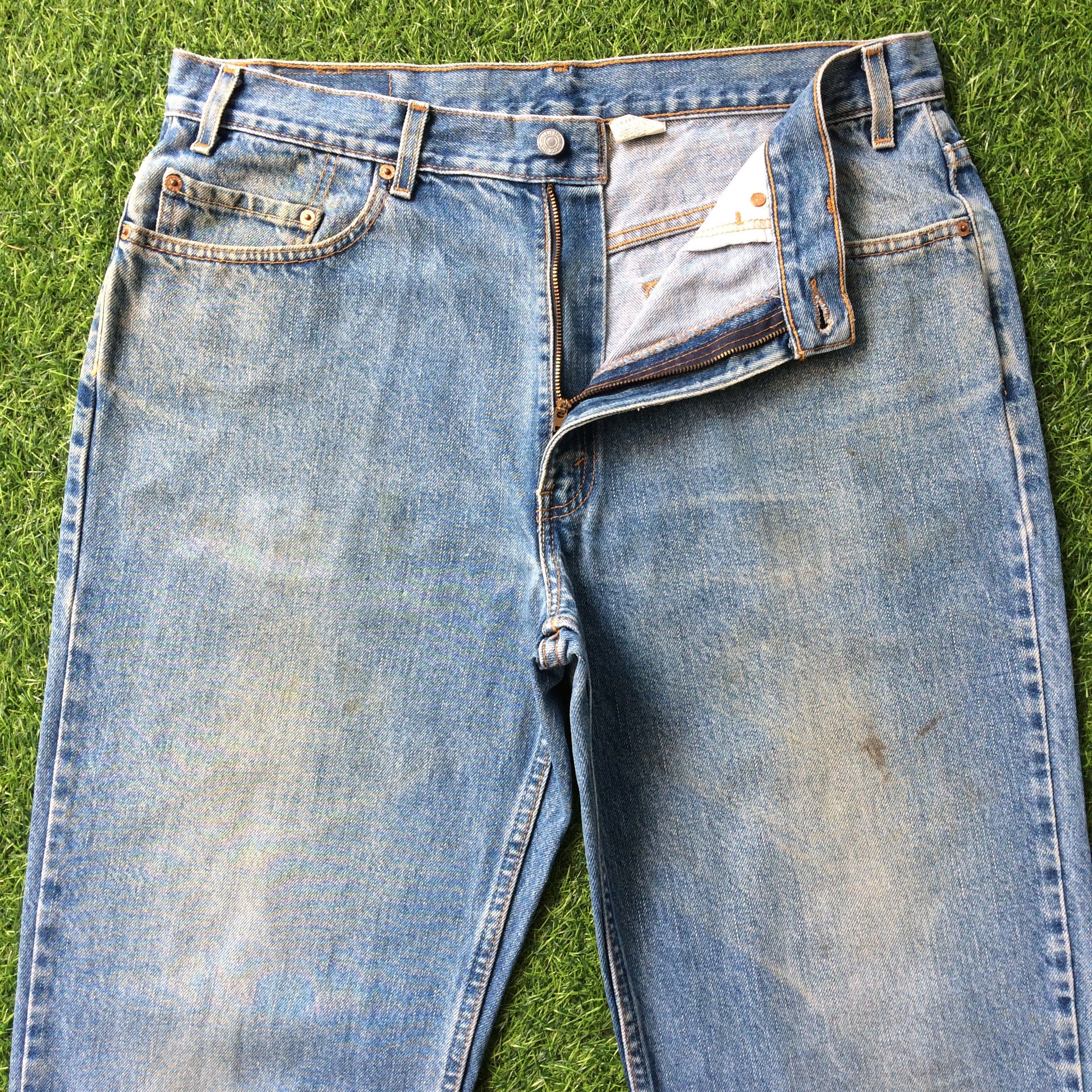 Levi's Vintage Blue Wash Levis 550 Jeans #B-747 Size US 37 - 3 Thumbnail