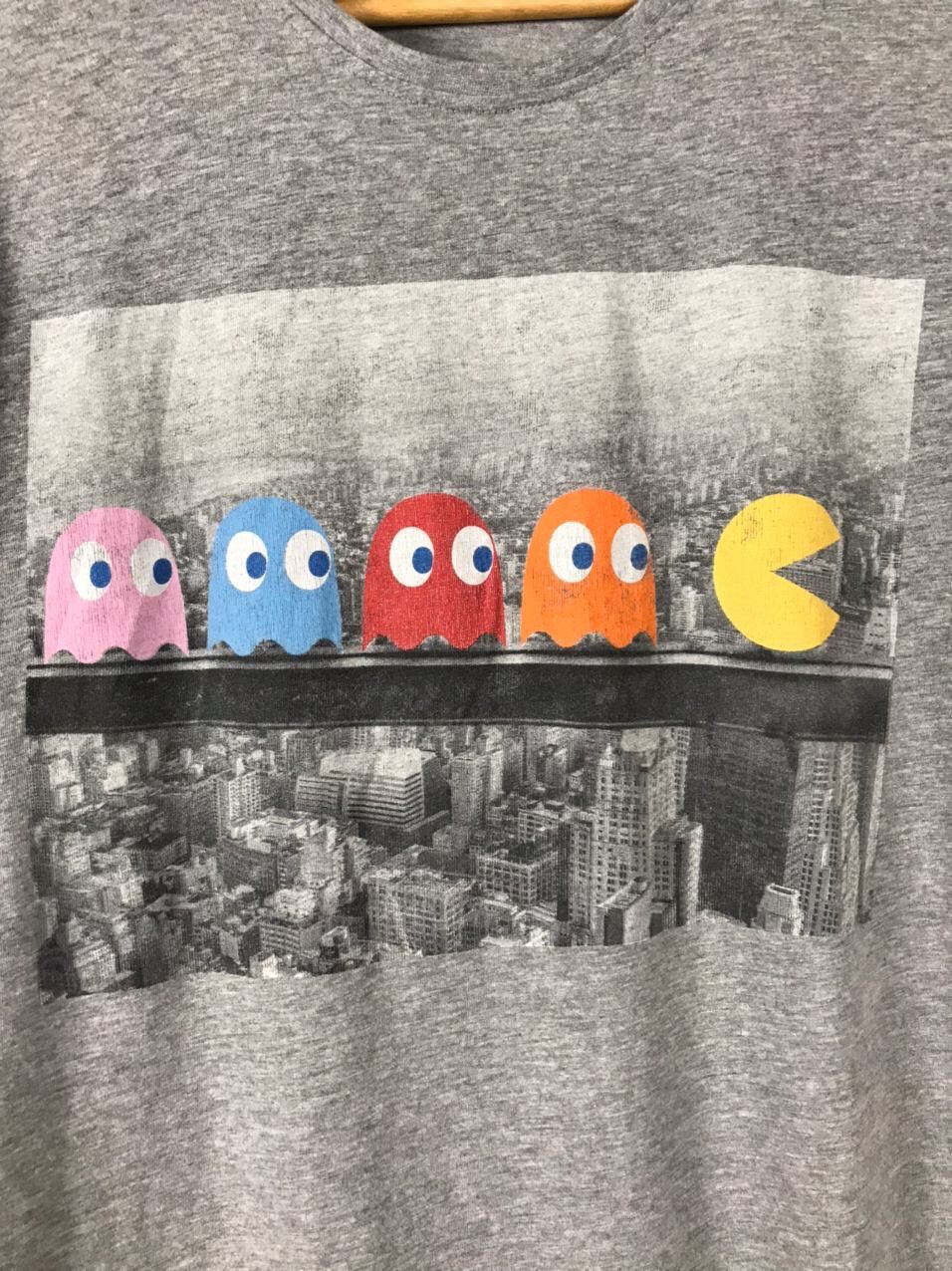 The Game PAC-MAN Game Streetwear Gray Tee Size US XL / EU 56 / 4 - 3 Thumbnail