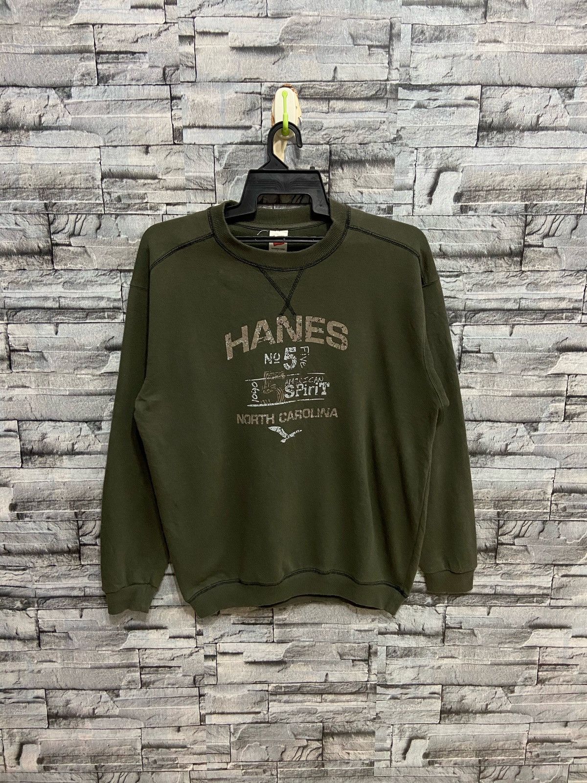Hanes Vintage Hanes sweatshirt spell out Size US L / EU 52-54 / 3 - 1 Thumbnail