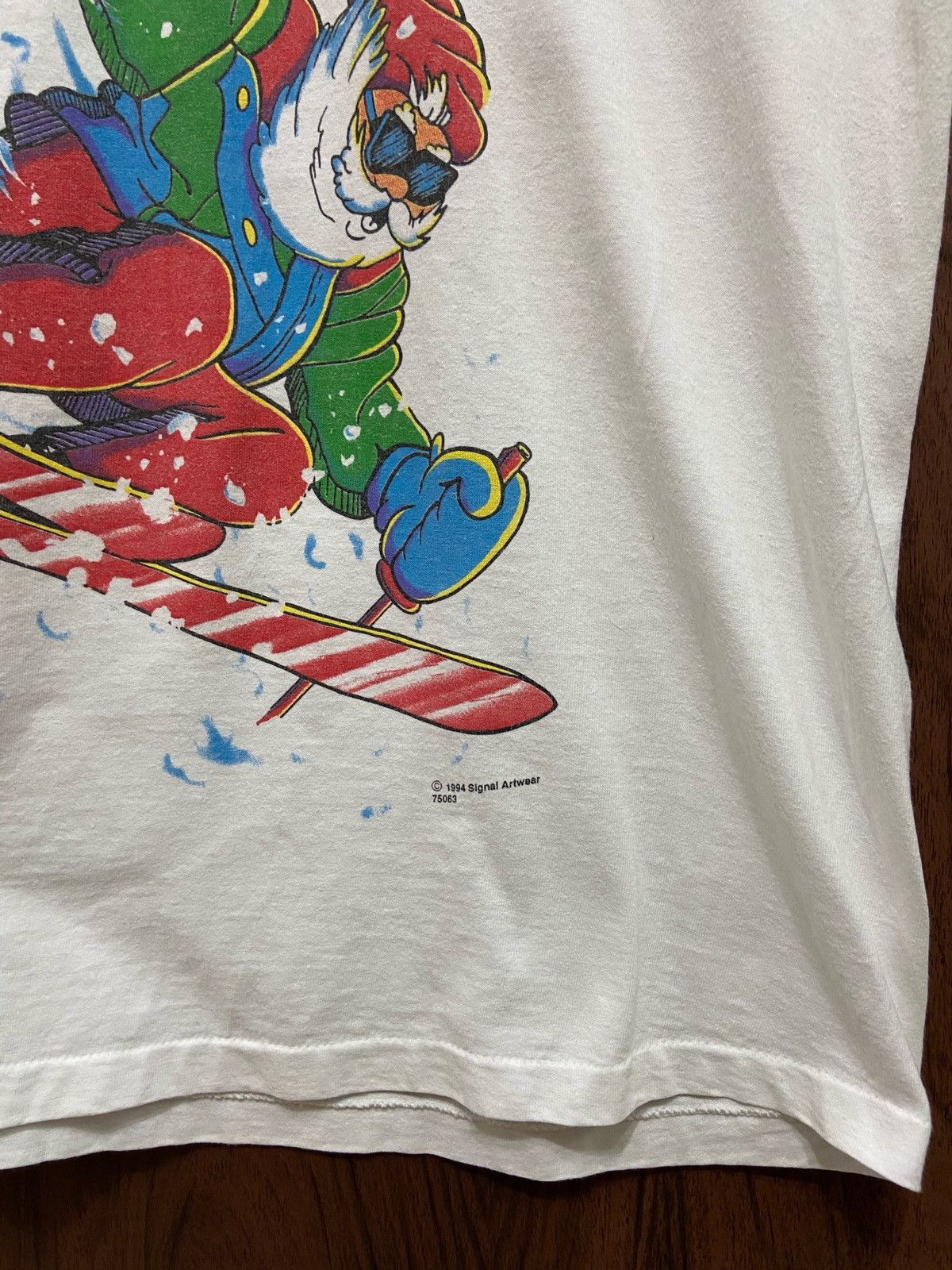 Signal Sport Vintage Santa Ski t shirt signal merry christmas fit L Size US L / EU 52-54 / 3 - 6 Thumbnail