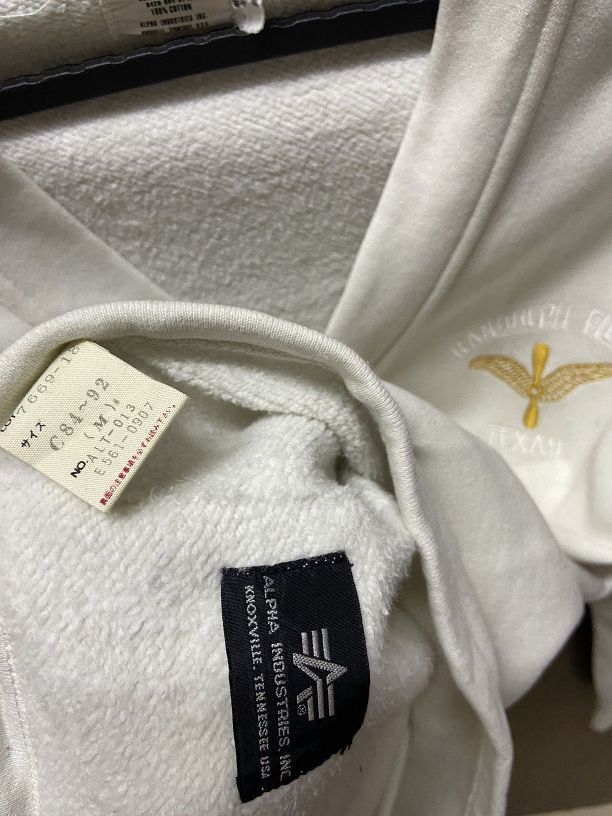 Alpha Industries Vintage Alpha Industries sweatshirt cardigan embroidered Size US M / EU 48-50 / 2 - 7 Thumbnail